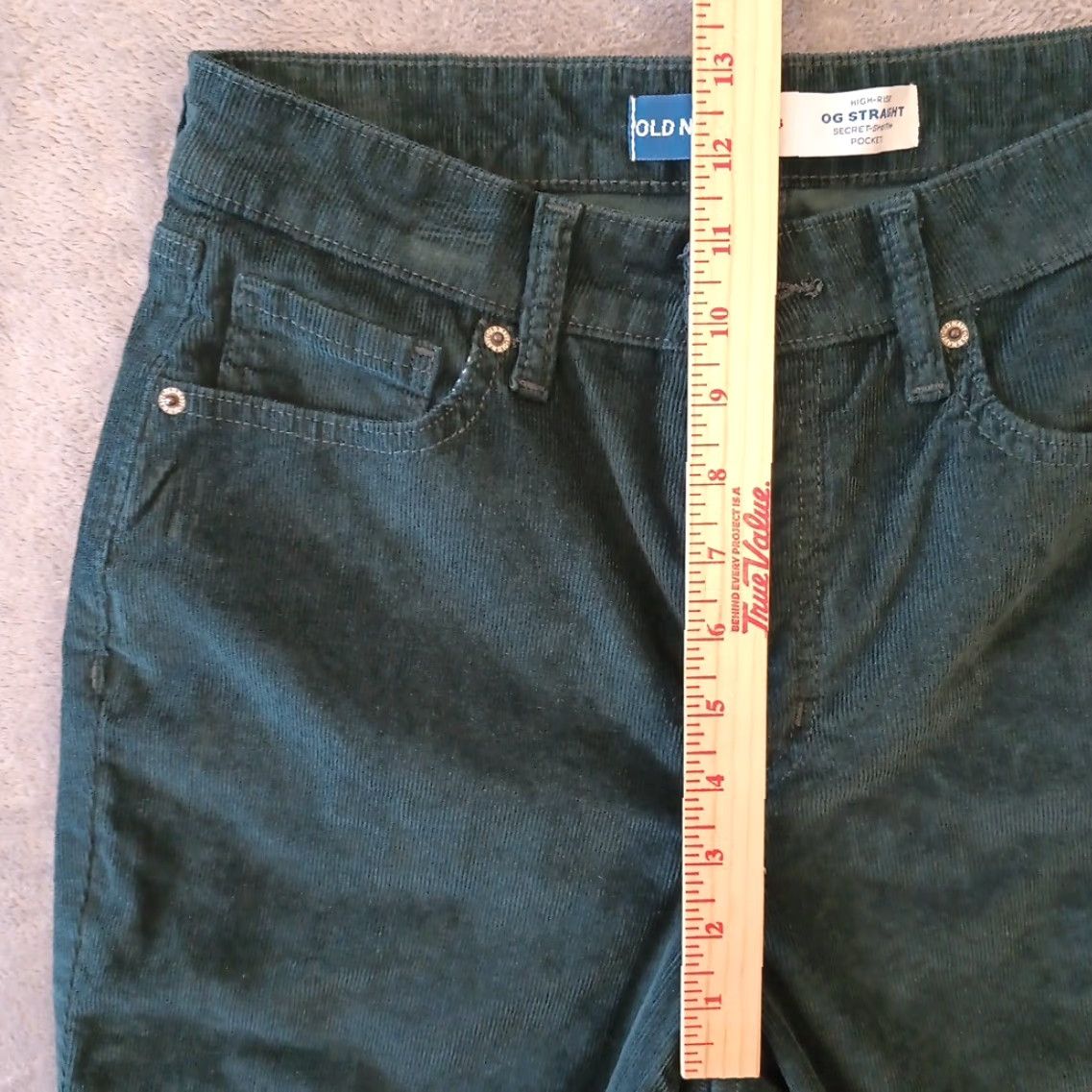 Old Navy **GREEN ANKLE PANTS OLD NAVY WOMENS SIZE 6 HIGH RISE CORDUROY** User: GREEN ANKLE PANTS OLD NAVY WOMENS SIZE 6 HIGH RISE CORDUROY Size 28" / US 6 / IT 42 - 3 Thumbnail