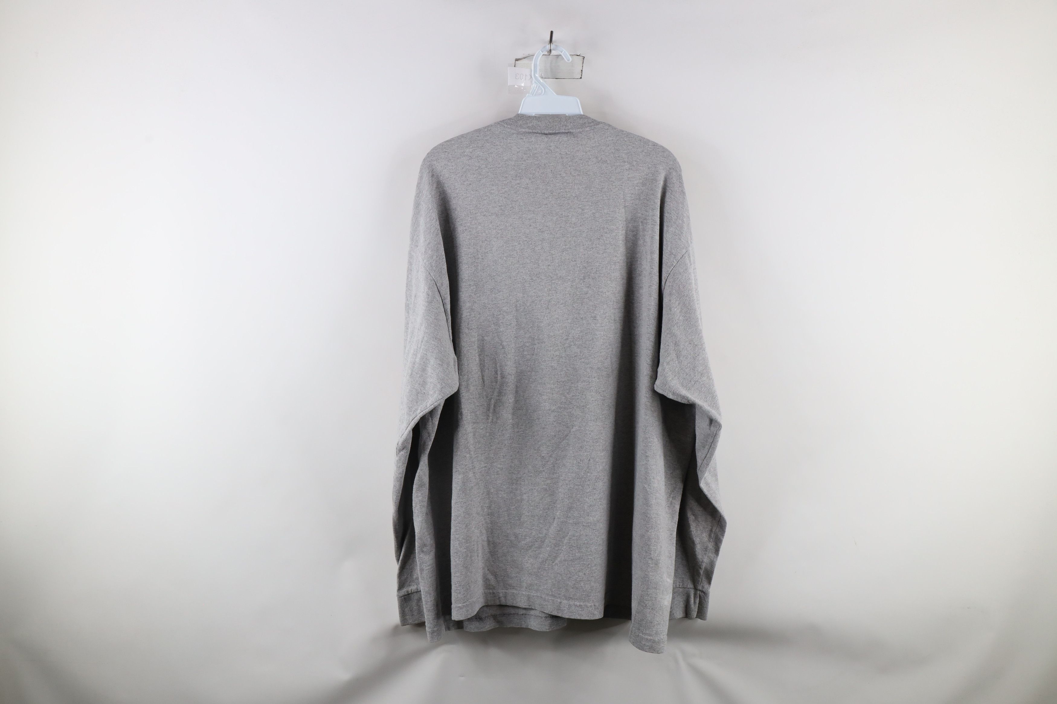Vintage Vintage 90s Ohio State University Long Sleeve T-Shirt Gray Size US XXL / EU 58 / 5 - 11 Thumbnail