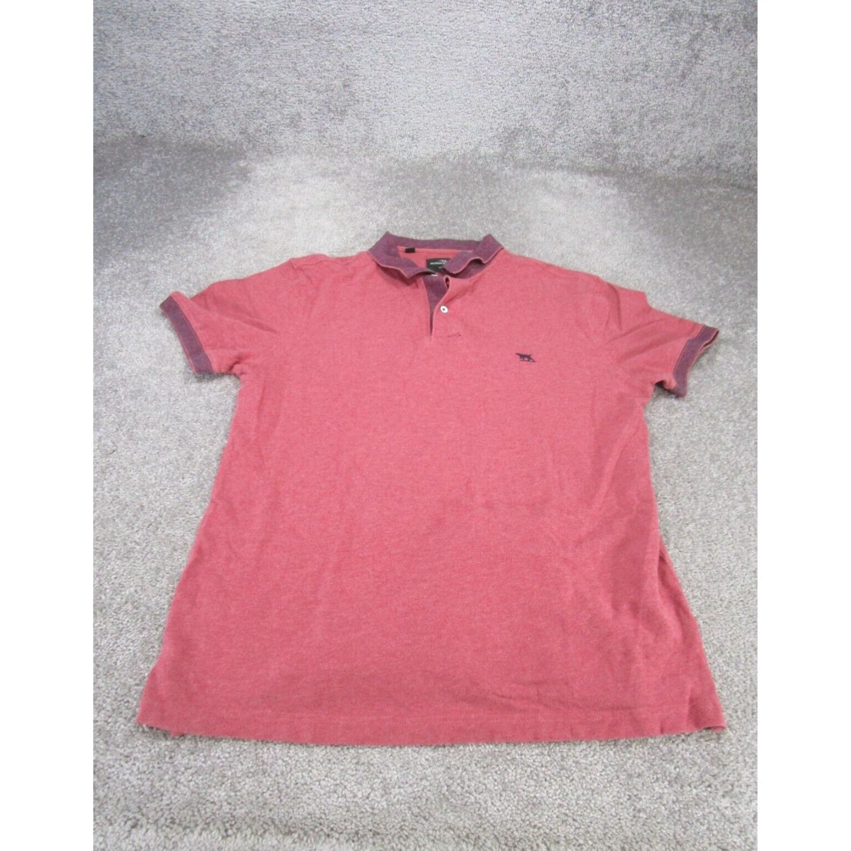 Rodd & Gunn Rodd & Gunn Mens Large Pink Cotton Polo Shirt Sports Performance Stretch Size US L / EU 52-54 / 3 - 1 Thumbnail