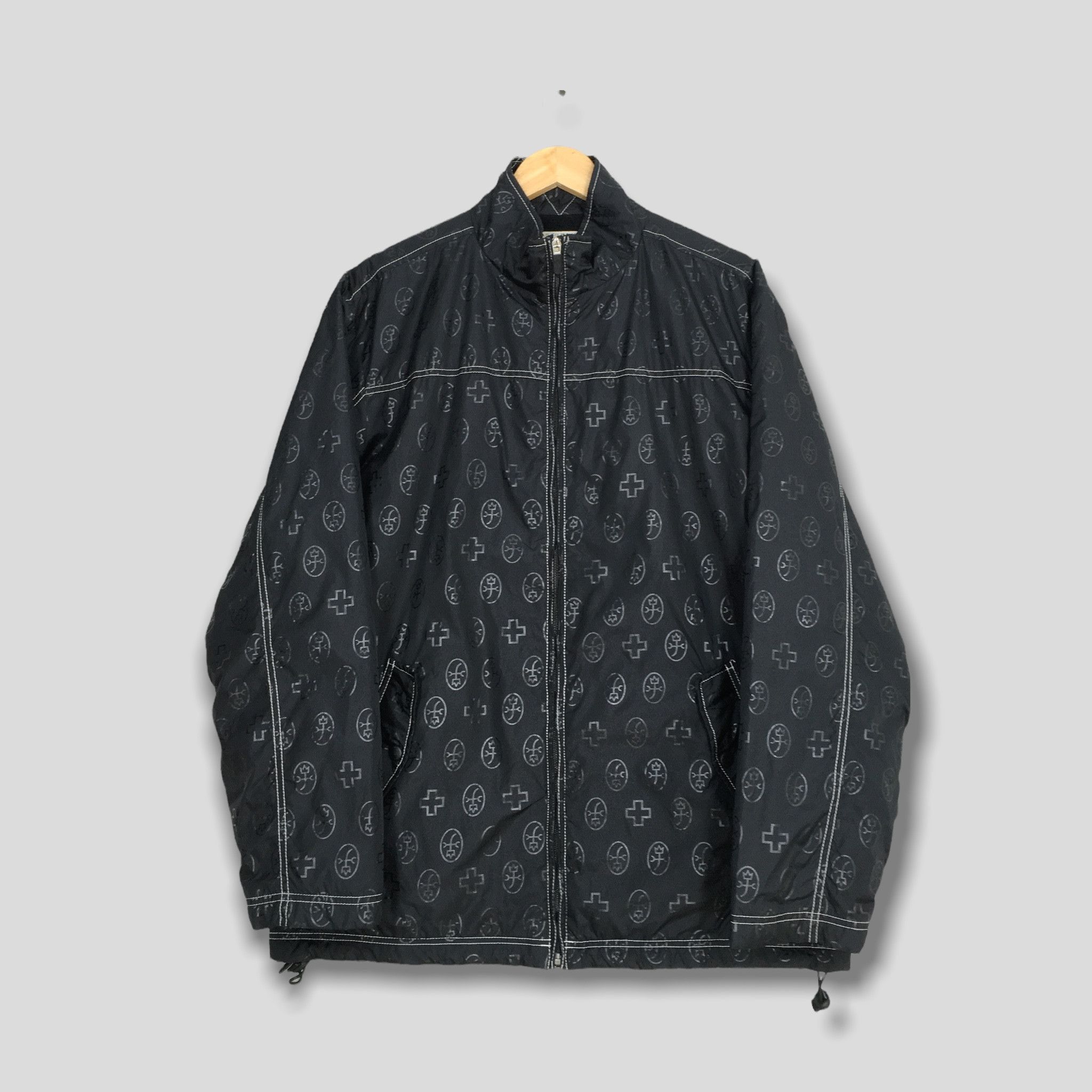 Jean Charles De Castelbajac Vintage 90s Jean Charles Castelbajac Monogram Jacket Large Size US L / EU 52-54 / 3 - 1 Thumbnail
