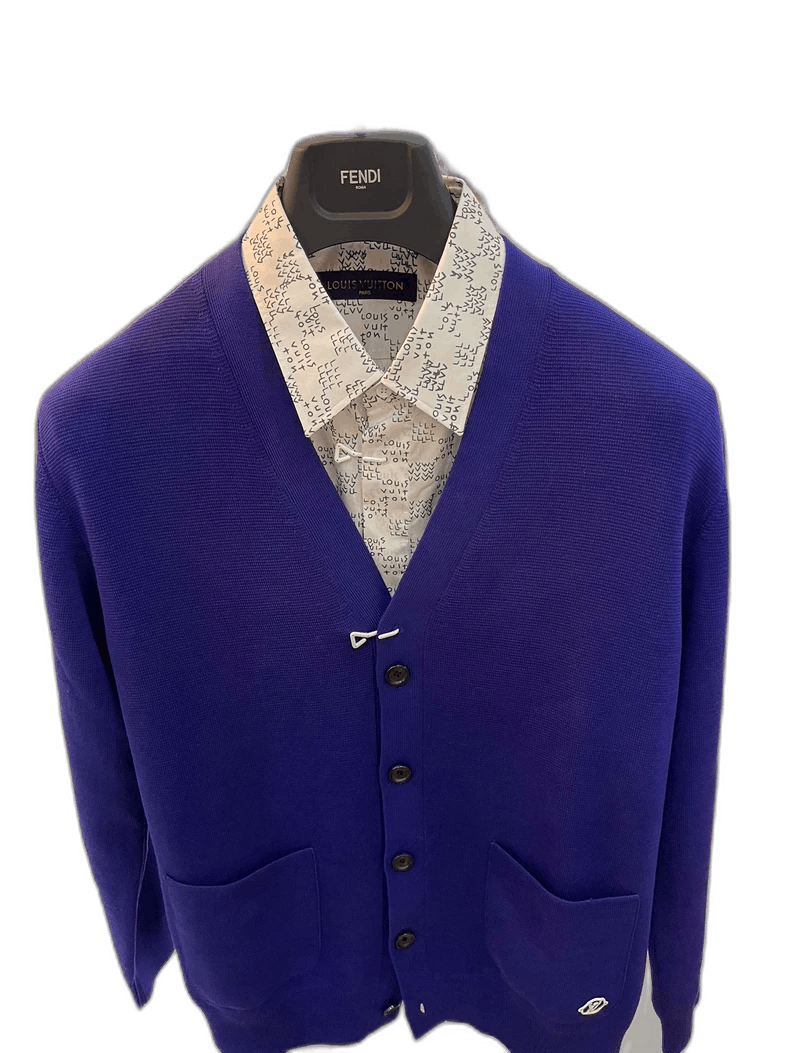 Louis Vuitton Louis Vuitton Cardigan with Rich Color Design Size US L / EU 52-54 / 3 - 1 Thumbnail