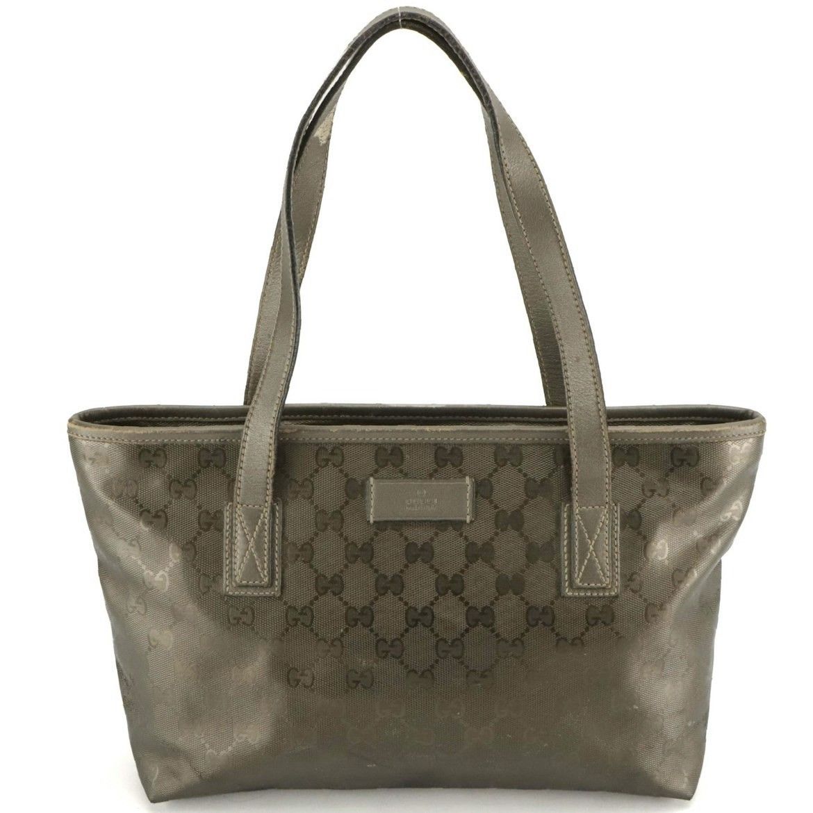 Gucci Gucci GG Imprime Metallic Coated Canvas Tote Bag Size ONE SIZE - 1 Thumbnail