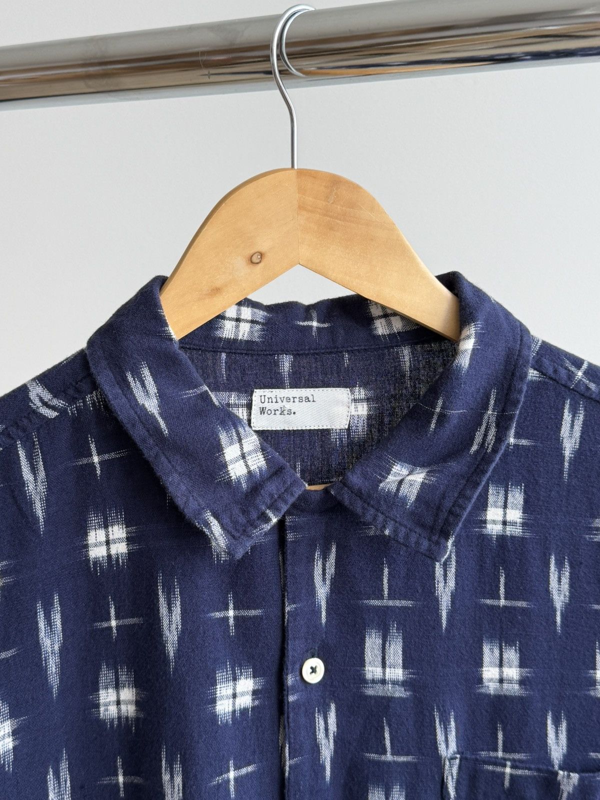 Universal Works Universal Works Ikat Garage Shirt Size US L / EU 52-54 / 3 - 3 Thumbnail