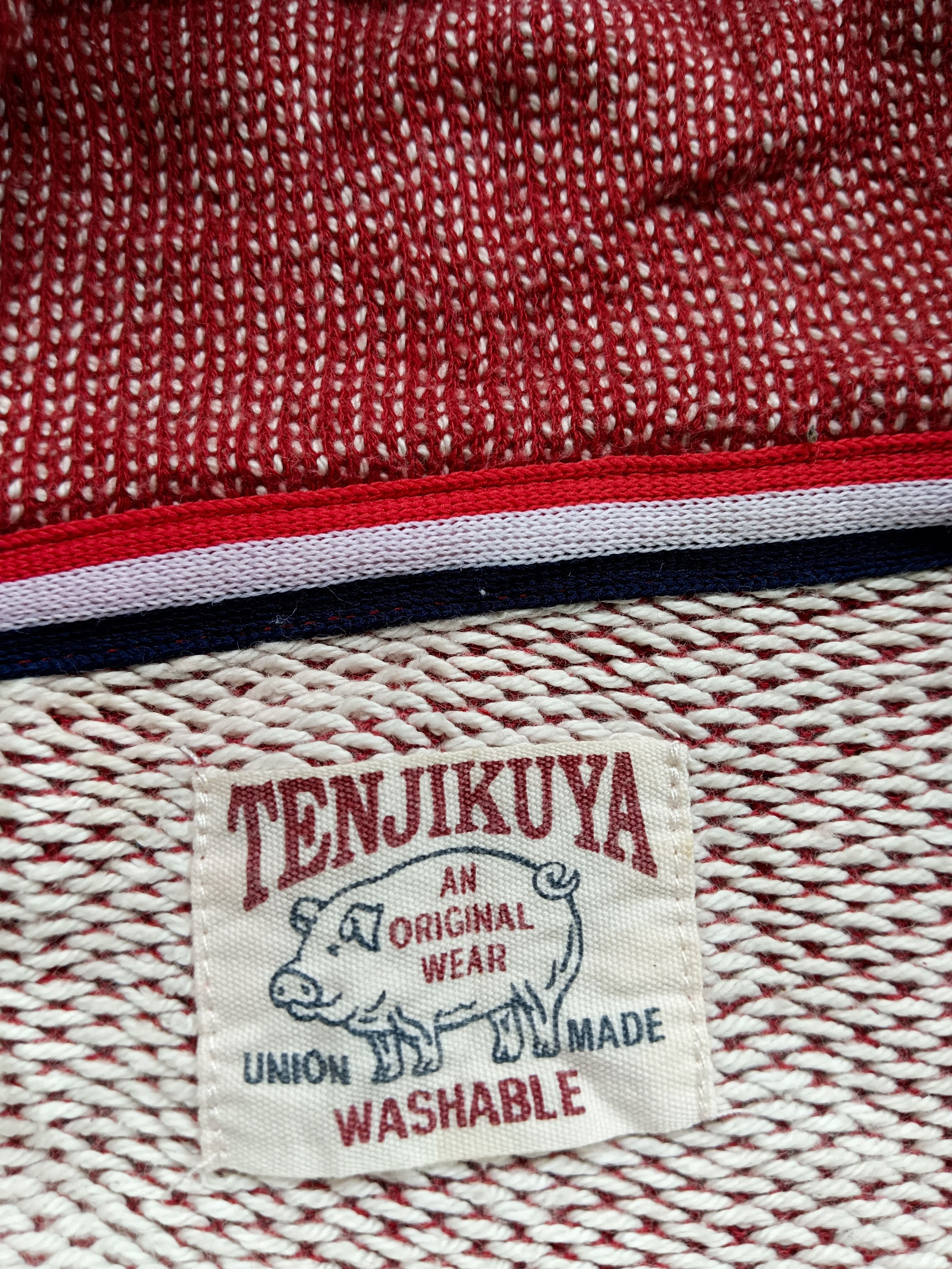 Japanese Brand × Vintage Tenjikuya Waffle Hoodie Double Zip Size US S / EU 44-46 / 1 - 5 Thumbnail