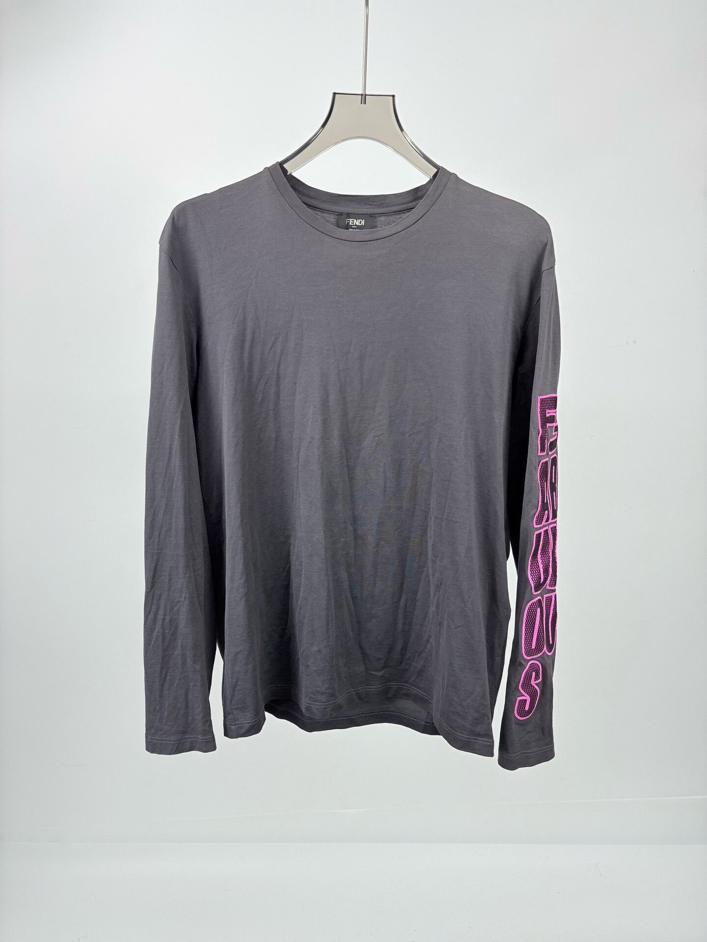 Fendi Fendi Arm Patch Logo Long Sleeve Sweatshirt Size M / US 6-8 / IT 42-44 - 1 Thumbnail