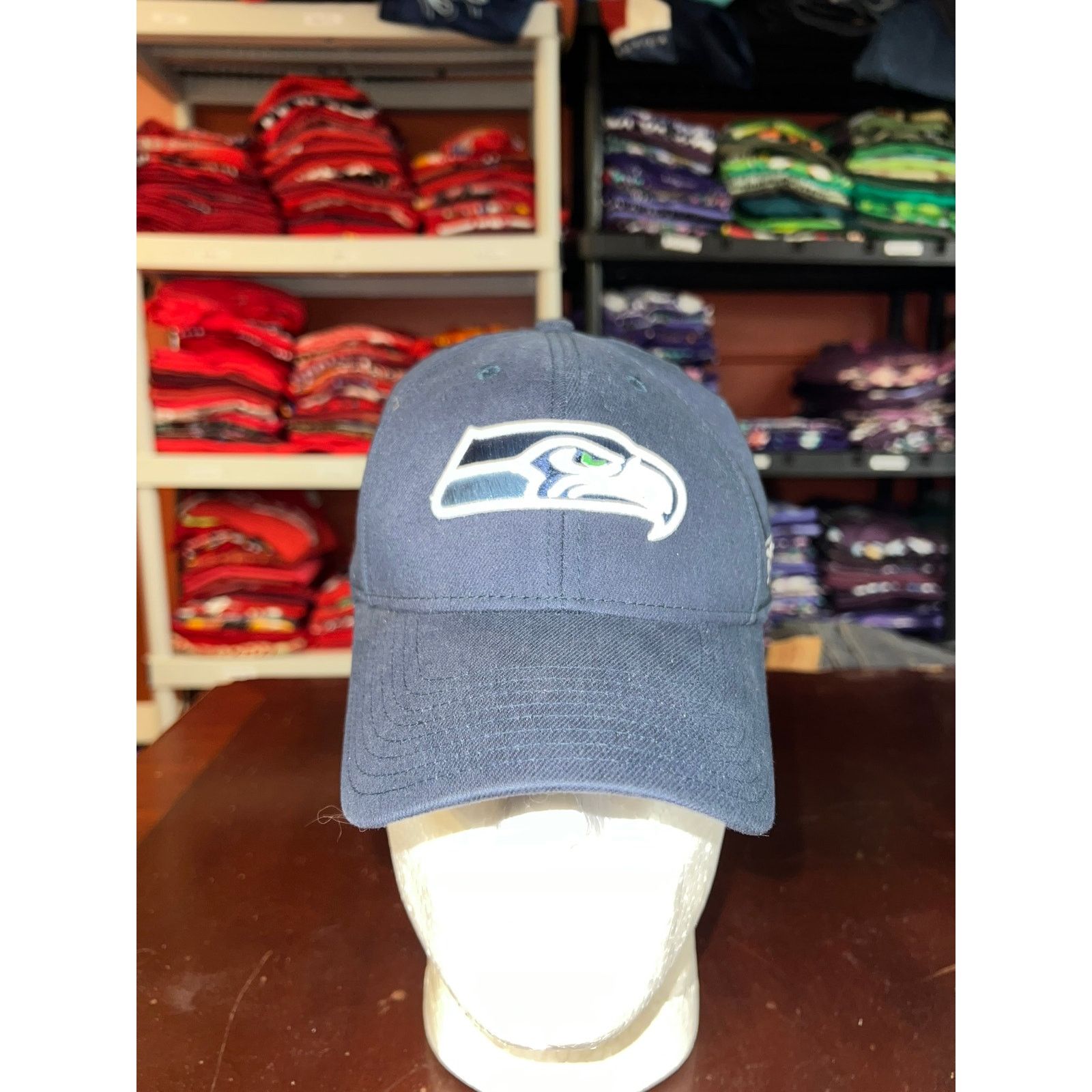 Reebok Reebok Seattle Seahawks Hat NFL Football Cap Headwear OS Size ONE SIZE - 1 Thumbnail