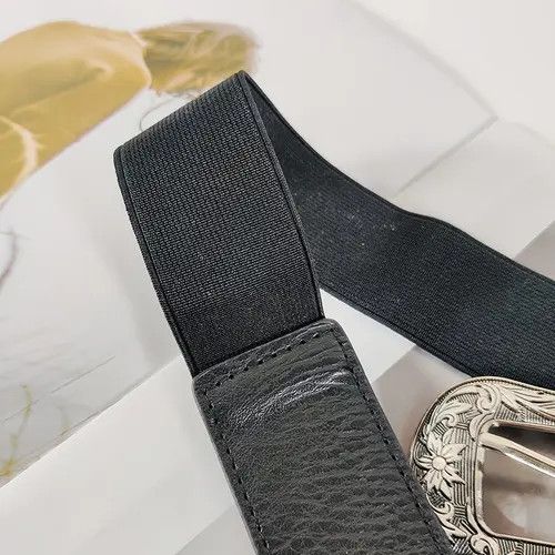 VIBE Black pop star studded belt Size ONE SIZE - 4 Thumbnail