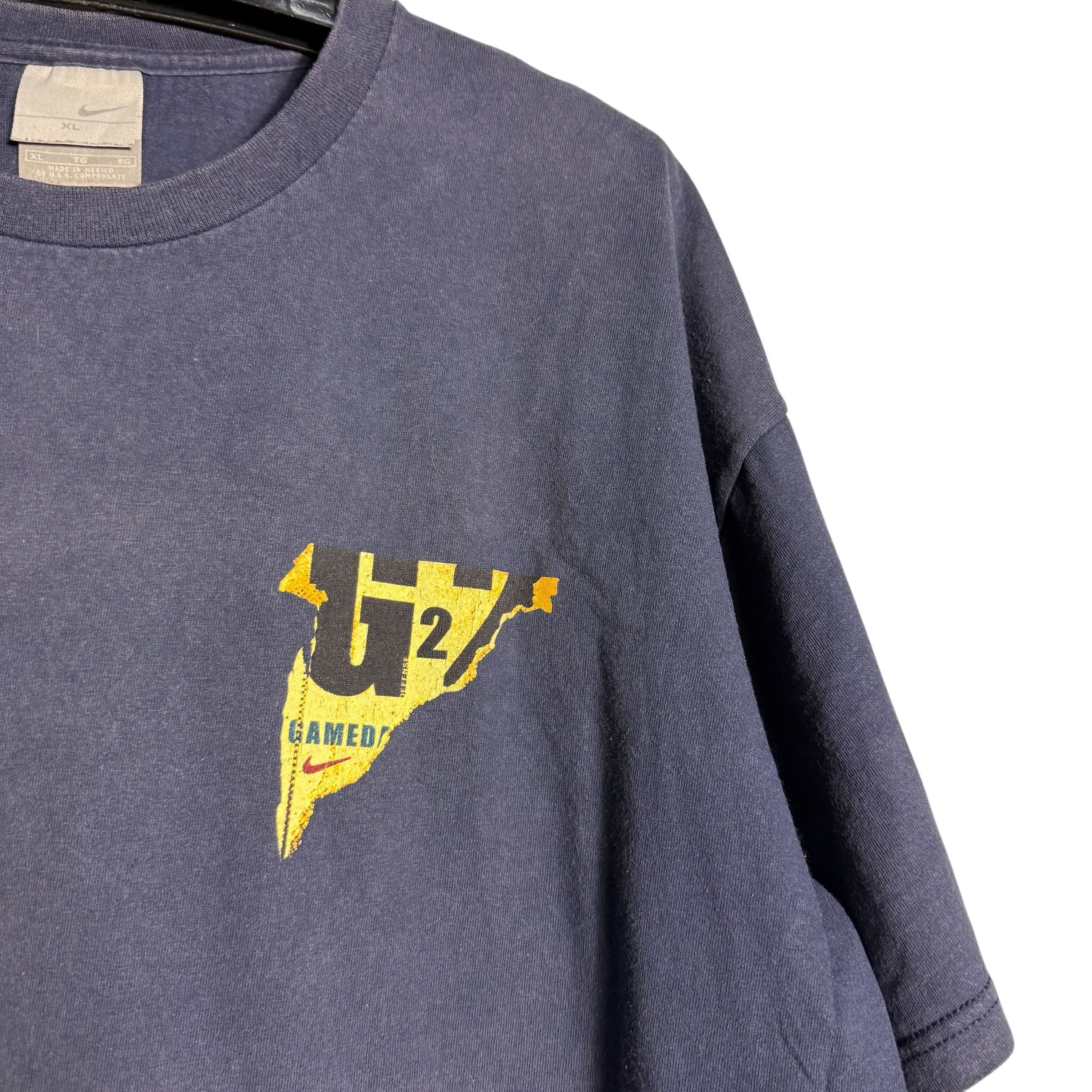 Nike 🔥RARE🔥Vintage 90s Nike Basketball Overprint T-Shirt Size US XL / EU 56 / 4 - 4 Thumbnail