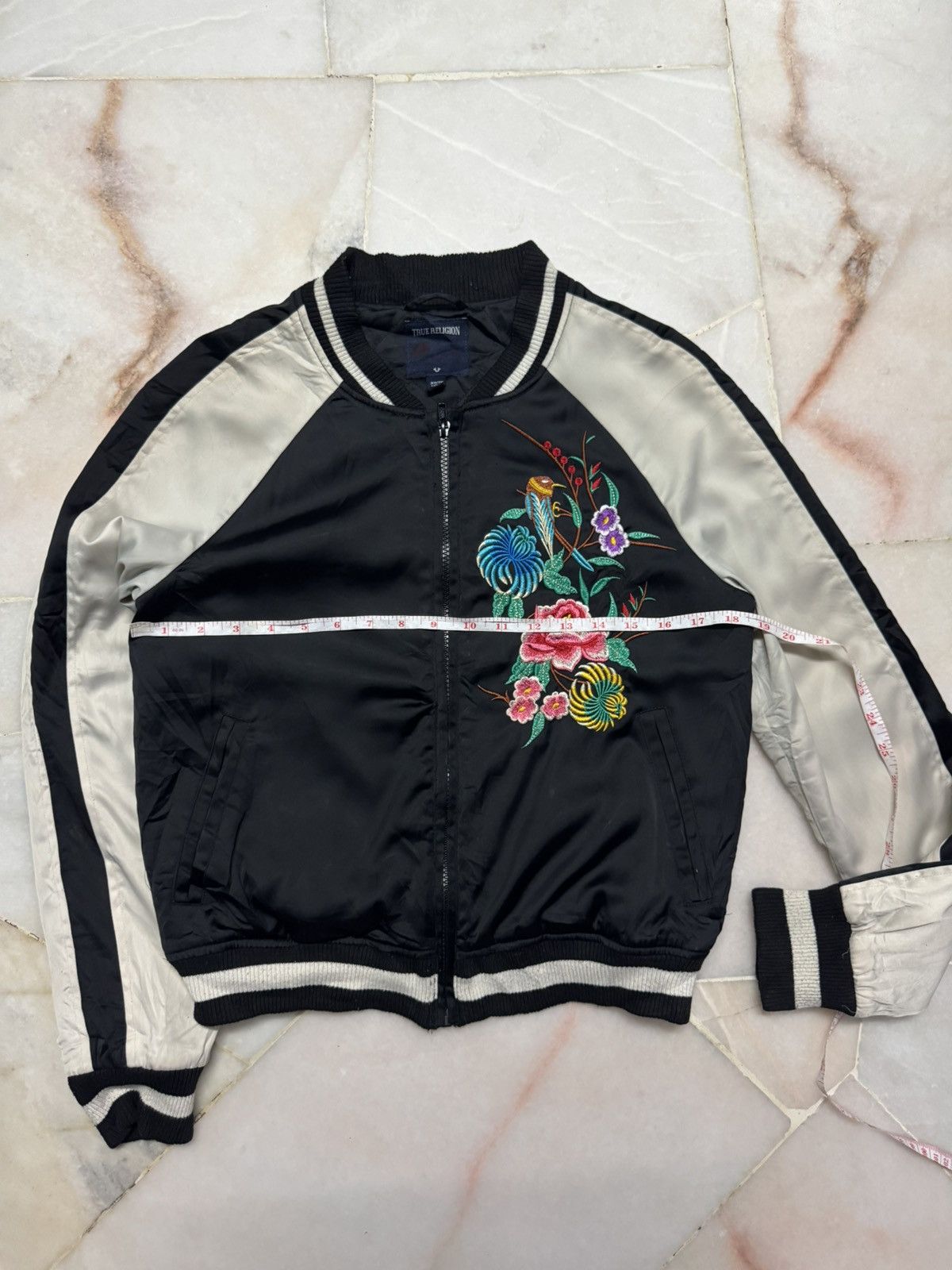 True Religion RARE TRUE RELIGION HABITAT MOTIVE EMBROIDERY BOMBERS JACKET Size US XS / EU 42 / 0 - 17 Thumbnail