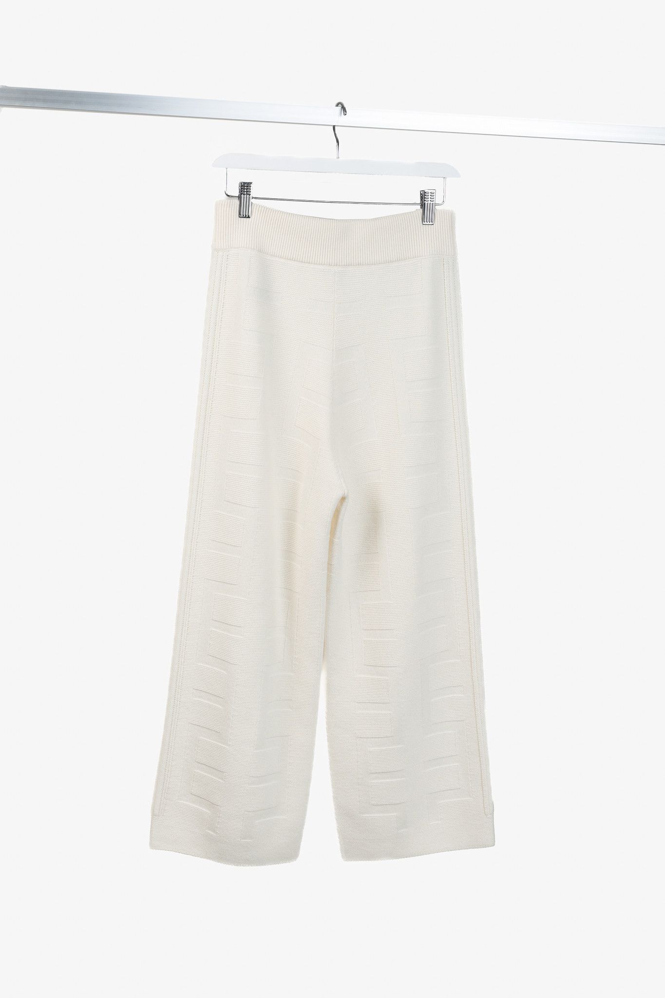 Hermes Hermes Cream Monogram Wool-Knit Sweater Vest & Pants Set Size M / US 6-8 / IT 42-44 - 14 Thumbnail