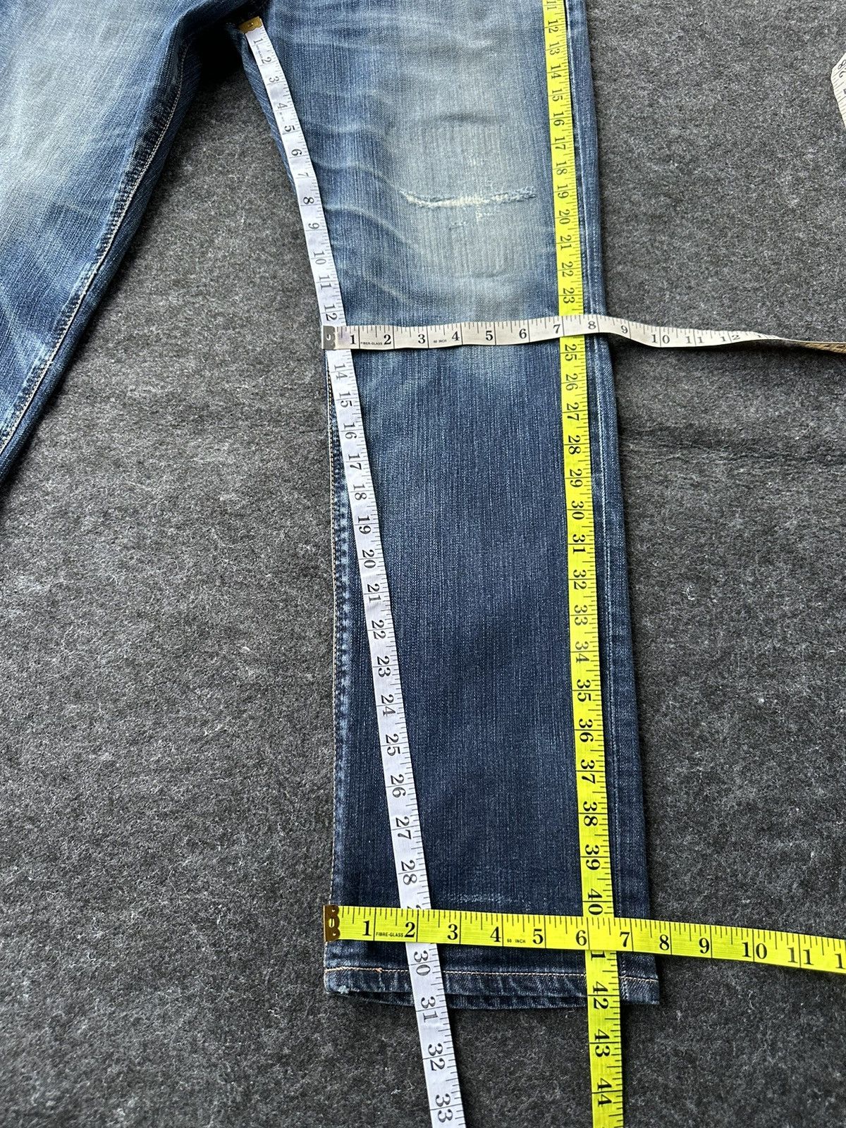 Beauty Beast × Edwin × Japanese Brand Vintage Edwin 503 Japan Distressed Denim D403 Size US 34 / EU 50 - 19 Thumbnail