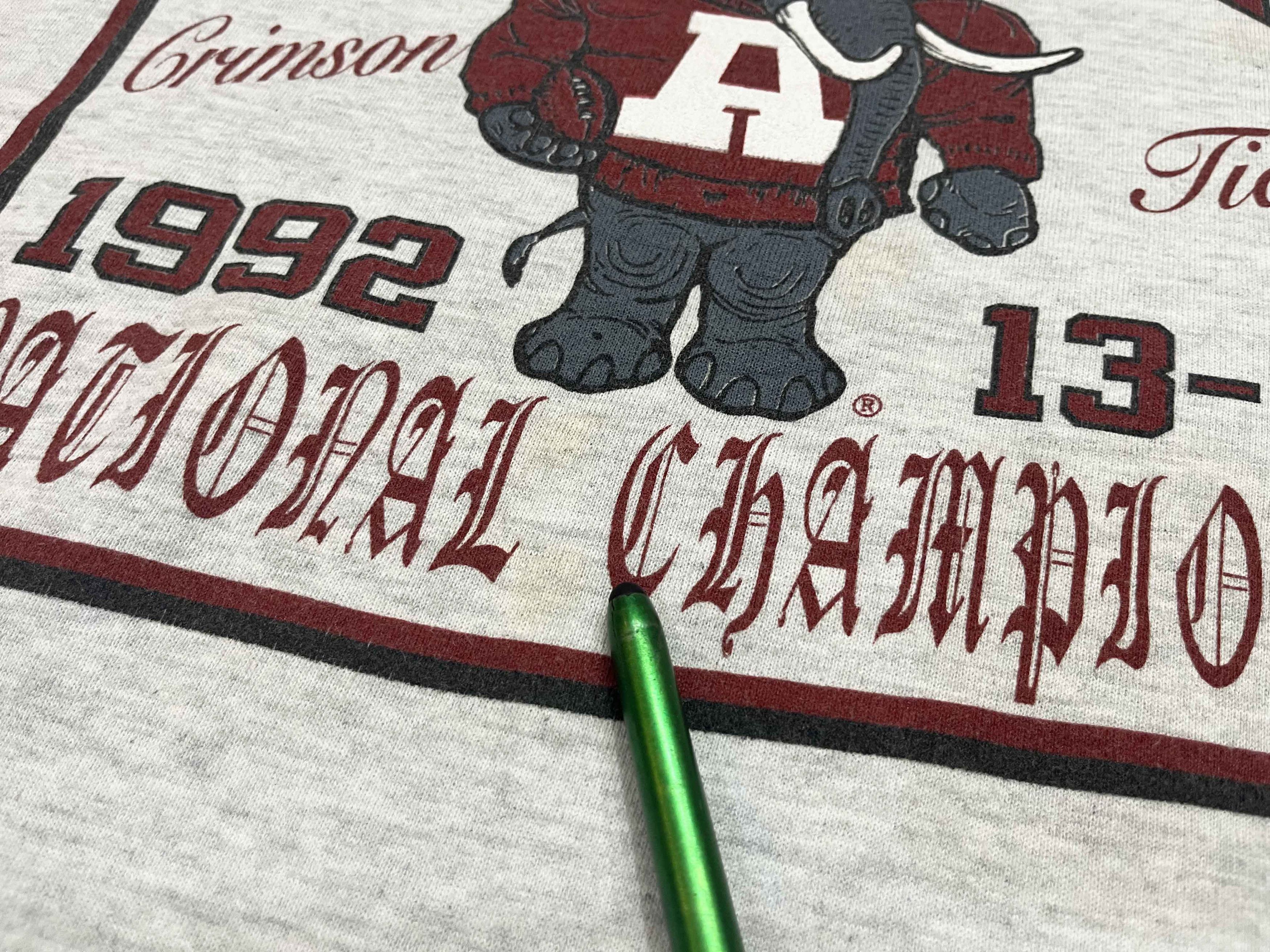 Jerzees Vintage Jerzees Alabama Crimson Tide Crewneck Sweatshirt Size US XL / EU 56 / 4 - 8 Thumbnail