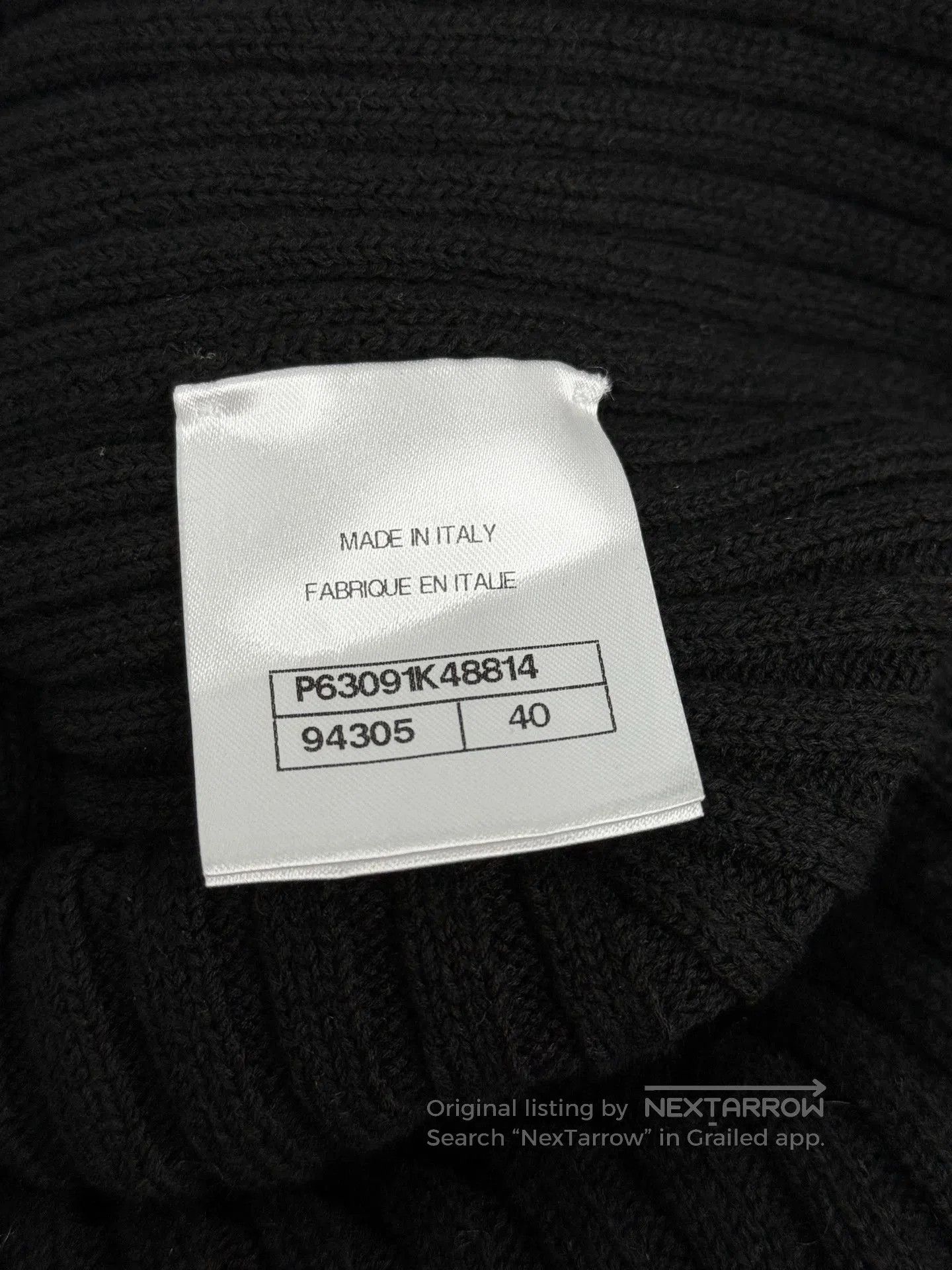 Chanel Chanel Black Gold Button Knit Cardigan. Size US M / EU 48-50 / 2 - 4 Thumbnail