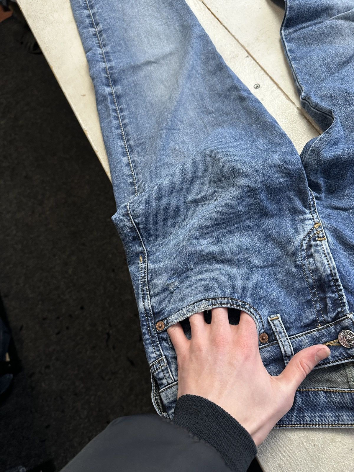 Diesel 🚨 DIESEL IFSIXWASNINE JEANS DENIM RARE Y2K FIT GOTHIC PUNK Size 29" - 9 Thumbnail