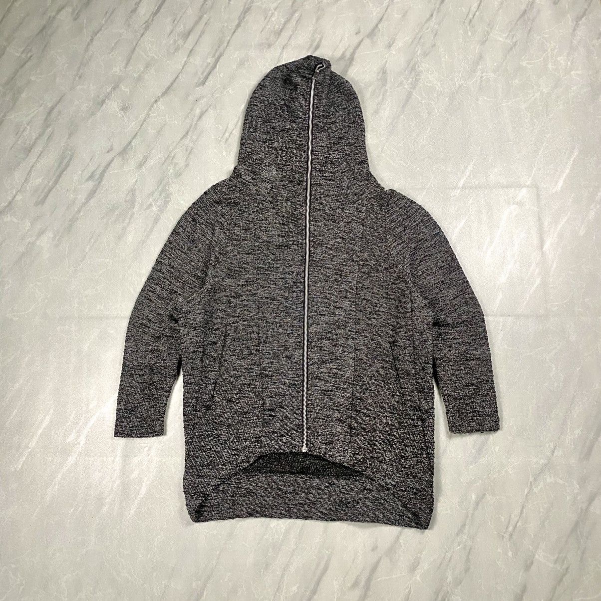 Japanese Brand Jeanasis Japanese Dark Streetwear Wool Zip Up Size L / US 10 / IT 46 - 1 Thumbnail
