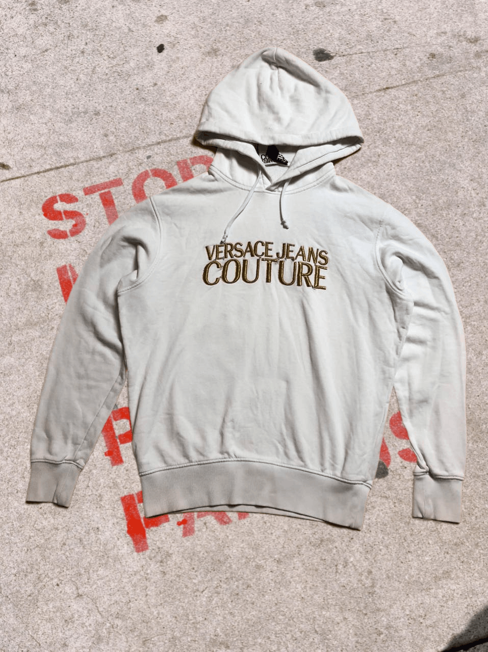 Versace Jeans Couture Versace Jeans Couture Logo Pullover Hoodie Cotton Fleece Size US XS / EU 42 / 0 - 1 Thumbnail