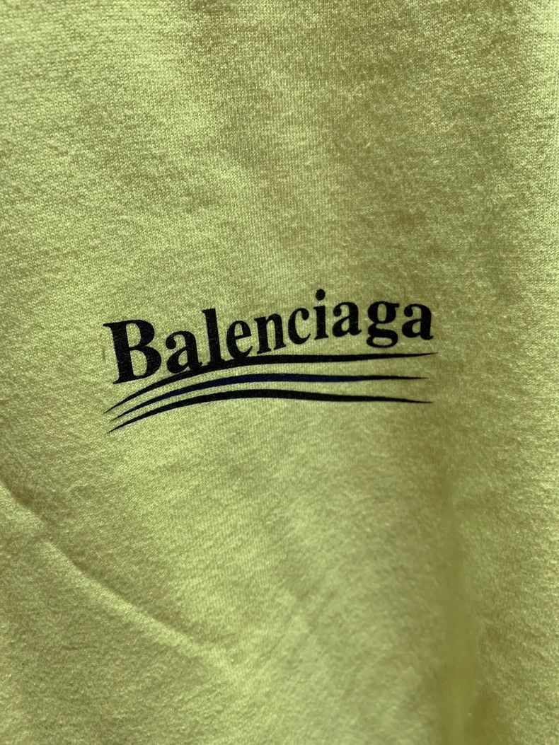 Balenciaga Balenciaga Neon Yellow Coca-Cola Short Sleeve Size S Size US S / EU 44-46 / 1 - 3 Thumbnail
