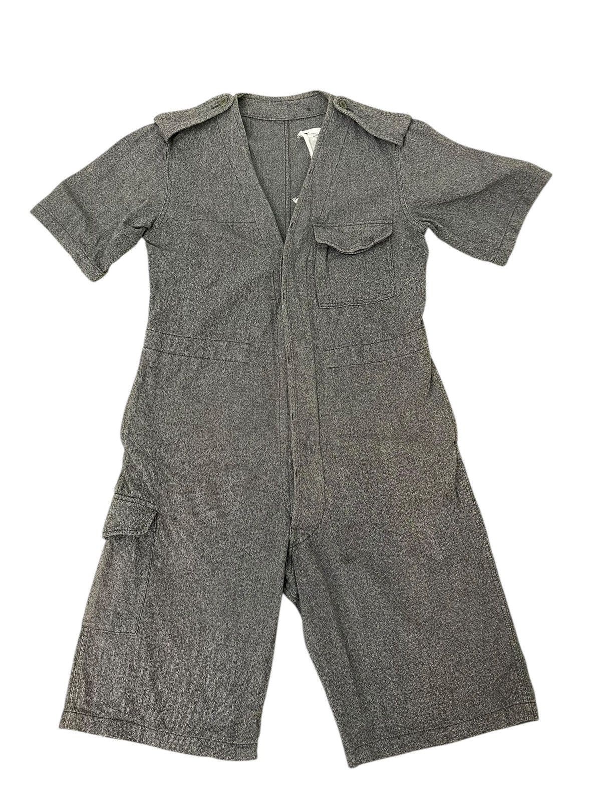 Short Overalls Slant Wise Japan Workwear Denim 6🟩8