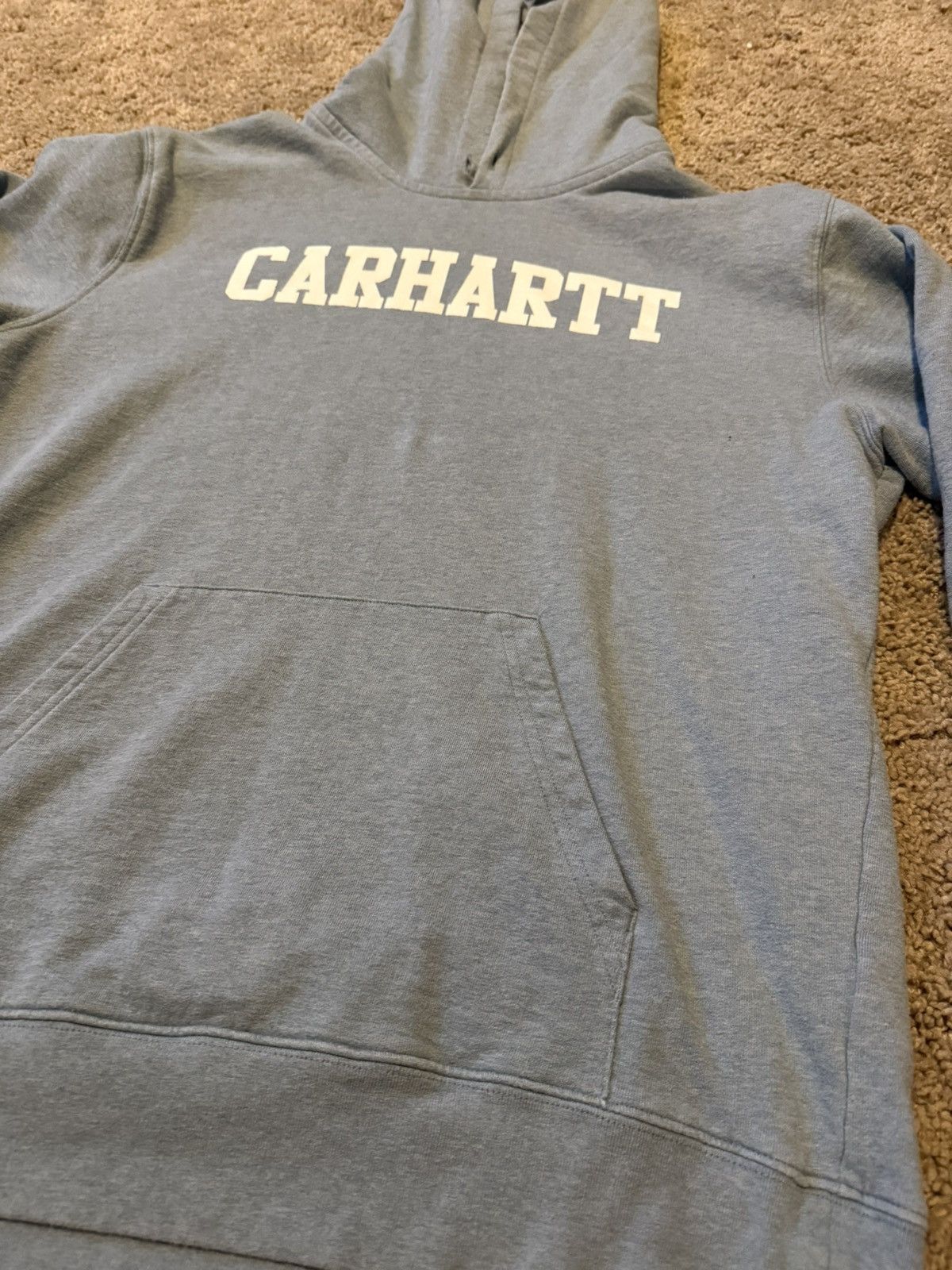 Carhartt Wip Carhartt WIP College Hooded Sweatshirt Light Blue Size Large Size US L / EU 52-54 / 3 - 2 Thumbnail
