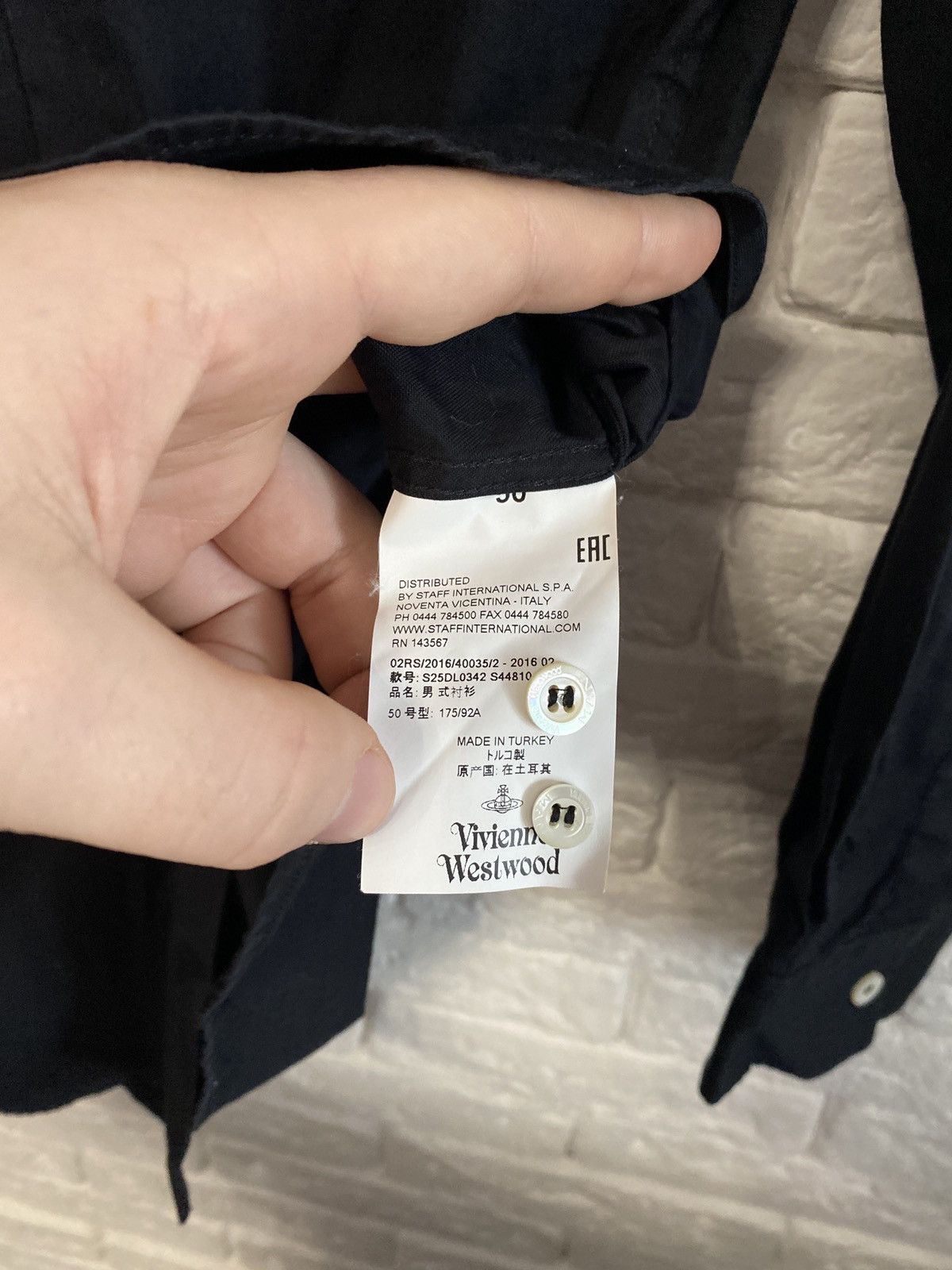 Designer × Vivienne Westwood Vivienne Westwood Man Black Shirt Size US L / EU 52-54 / 3 - 5 Thumbnail