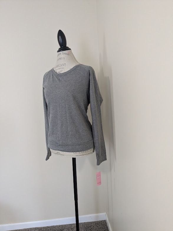 Other Jenni by Jennifer Moore gray heather pullover NWT Size M / US 6-8 / IT 42-44 - 2 Thumbnail
