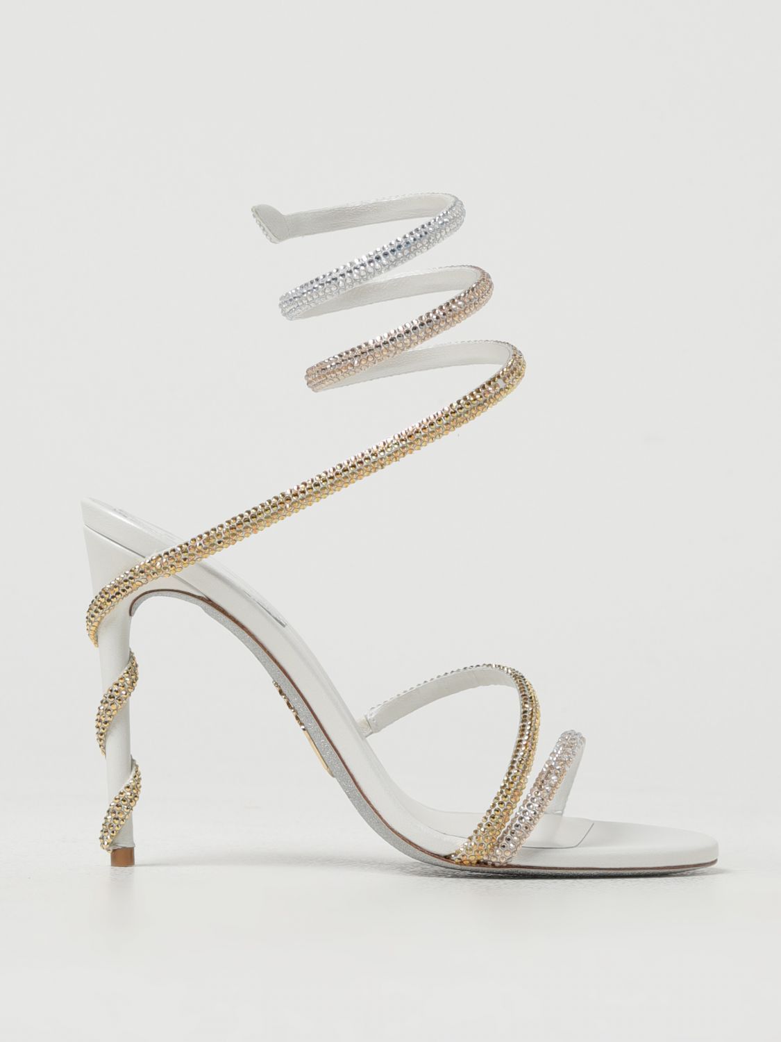 image of Rene Caovilla Shoes Woman Champagne, Women's (Size 6)