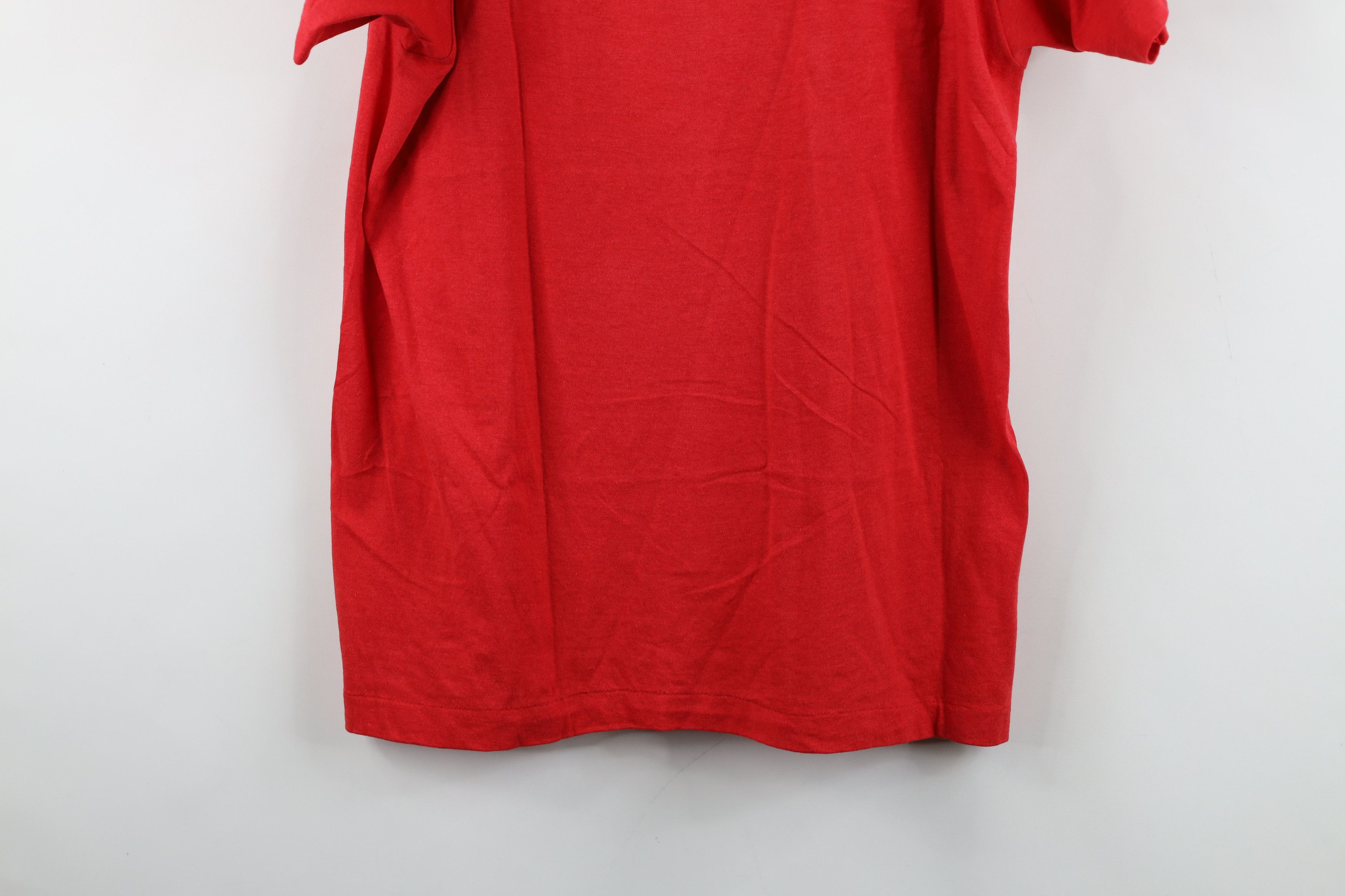 Vintage Vintage 80s Local 20 Union Short Sleeve T-Shirt Red USA Size US XL / EU 56 / 4 - 15 Thumbnail
