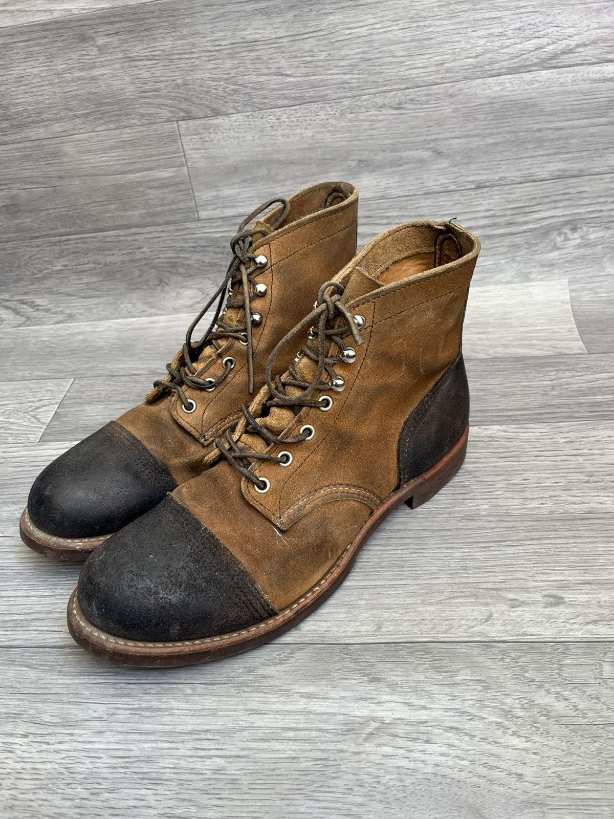 Red Wing Red wing iron ranger rough out biker boots sz 43 Size US 10 / EU 43 - 1 Thumbnail