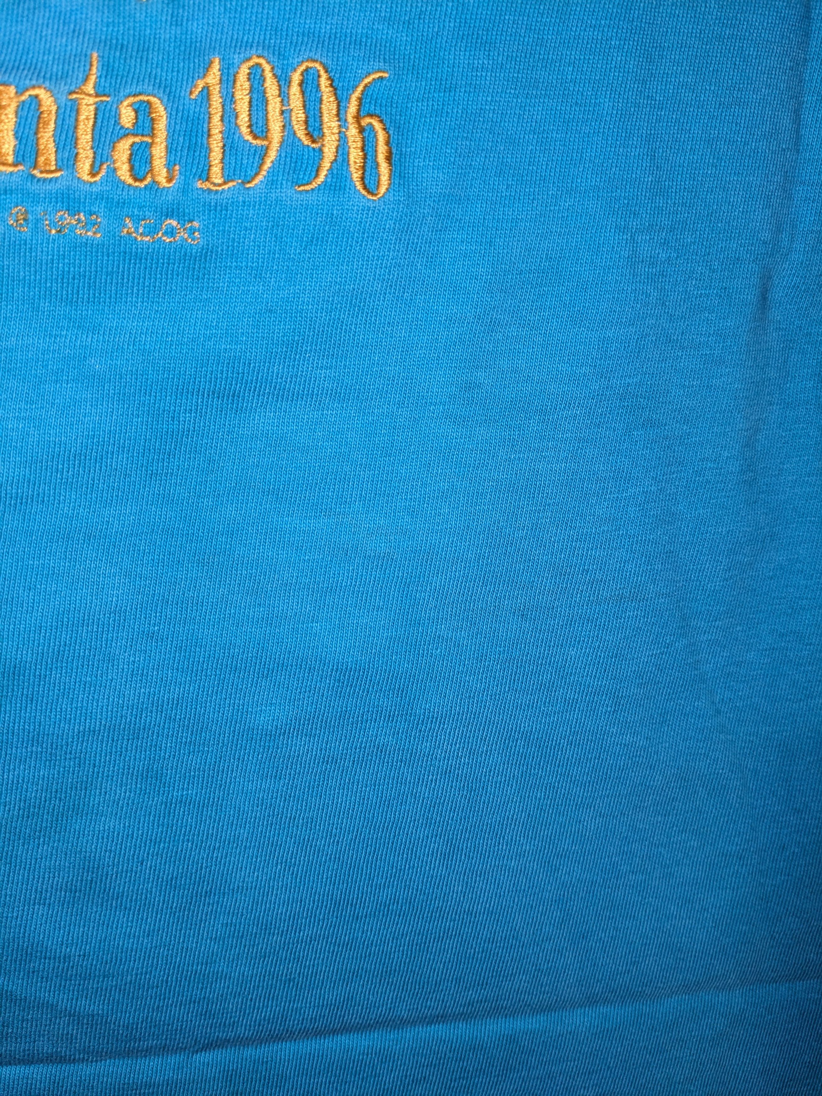 USA Olympics × Vintage Vintage 1996 Centennial Olympic Games Atlanta USA T-Shirt Size US L / EU 52-54 / 3 - 6 Thumbnail