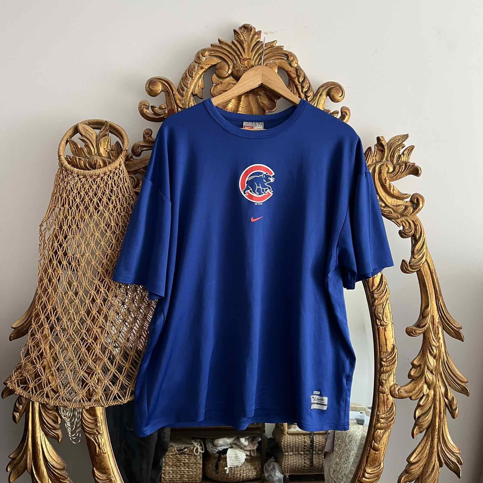 MLB × Nike × Vintage Nike Team MLB Chicago Cubs Baseball Sports Jersey Size XXL Size US XXL / EU 58 / 5 - 1 Thumbnail