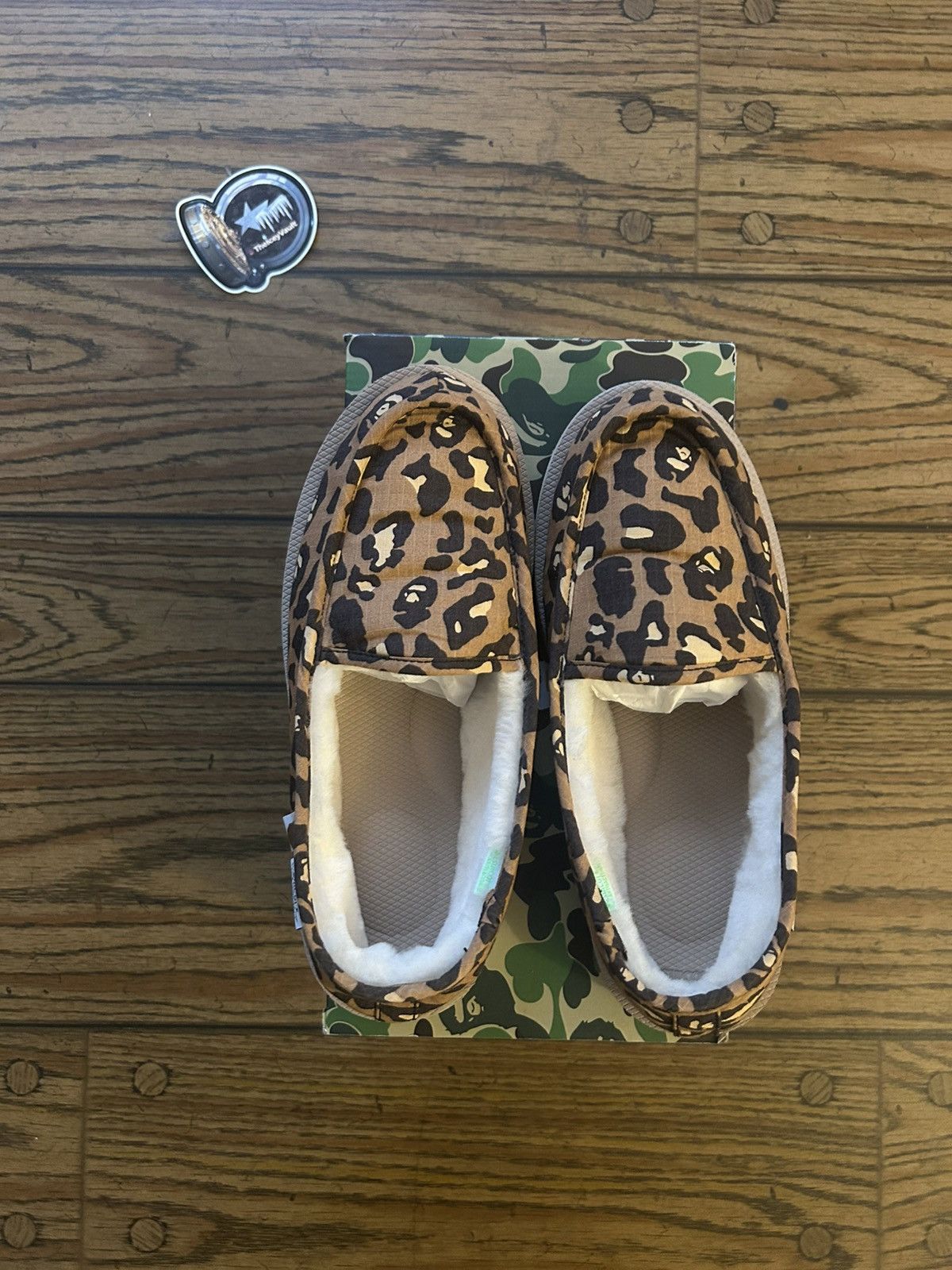 Bape × Suicoke Bape x Suicoke Leopard Camo Fuzzy Slip Ons Size US 9 / EU 42 - 2 Thumbnail