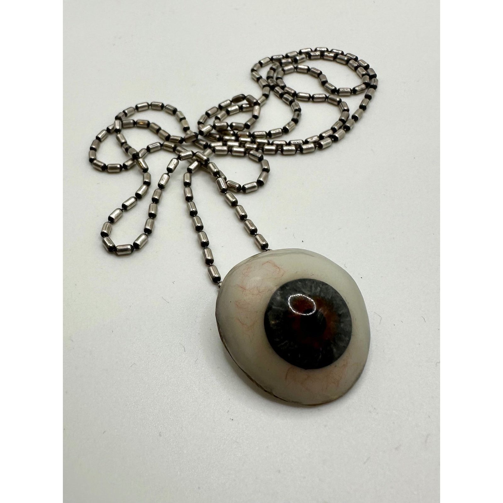 Carol Christian Poell Carol Christian Poell Prosthetic eye silver chain necklace Size ONE SIZE - 3 Thumbnail