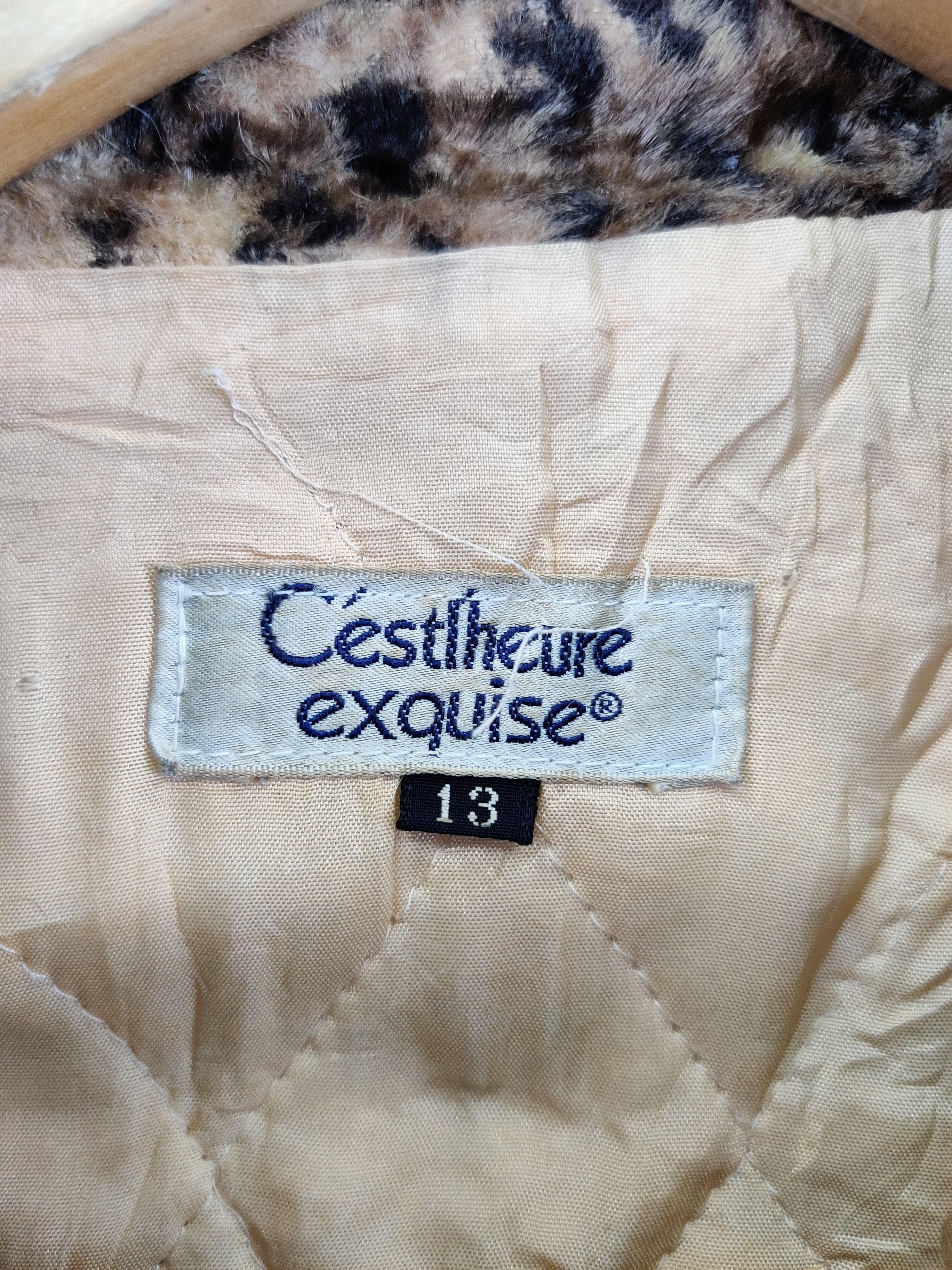 Japanese Brand Vintage Cestlheure Exquise Leopard Fur Cardigan Size US M / EU 48-50 / 2 - 9 Thumbnail