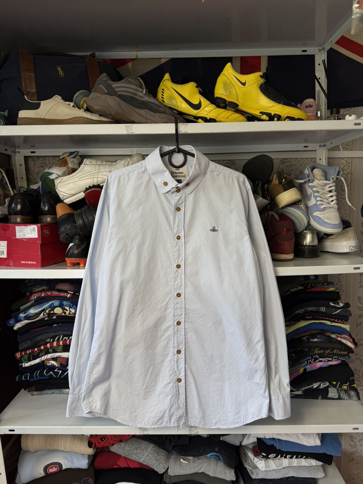 Vivienne Westwood Mens Vivienne Westwood Shirts Button Up Luxury Shirt Size US M / EU 48-50 / 2 - 1 Thumbnail