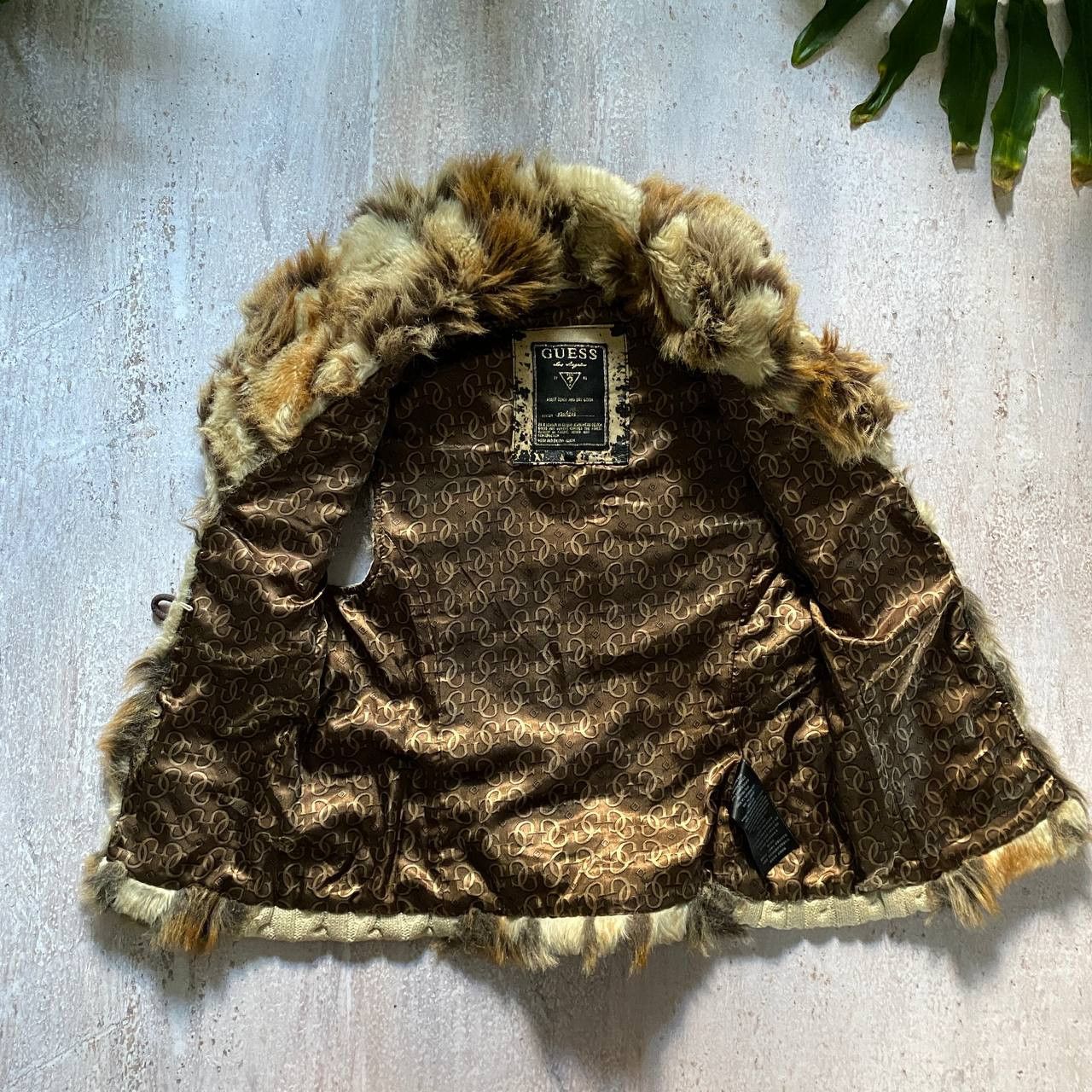 Guess × Seditionaries × Vintage VINTAGE Y2K GUESS GLAMOUR FUR VEST RARE Size XS / US 0-2 / IT 36-38 - 5 Thumbnail