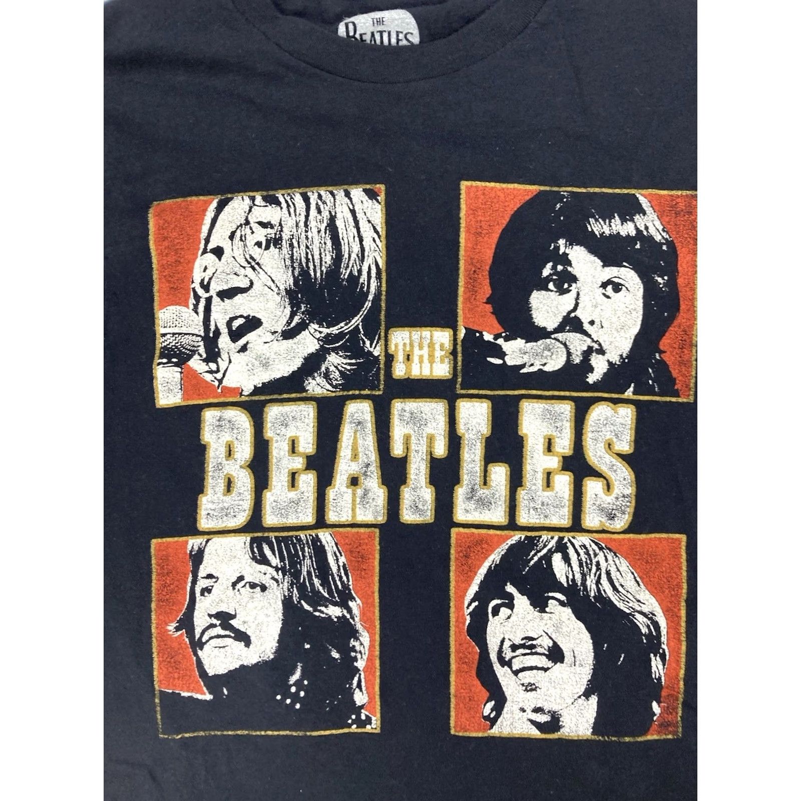 Vintage VINTAGE The Beatles Graphic T-shirt Women Small Black Short Sleeve Music Size S / US 4 / IT 40 - 2 Thumbnail