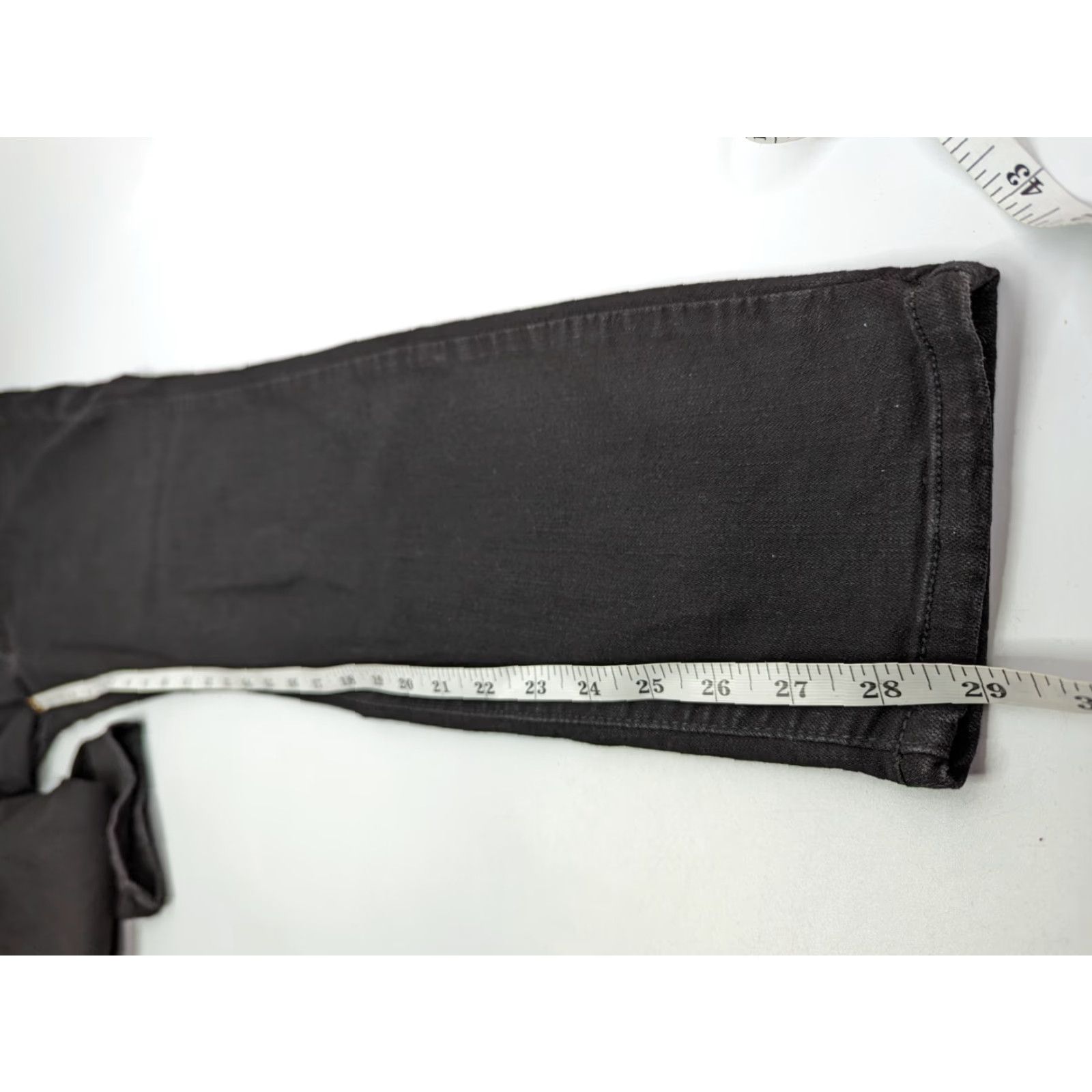 Vintage Judy Blue Women's Jeans 15/32 Black Skinny High Rise Stretch Slim 83105 Size 36" / US 14 / IT 50 - 6 Thumbnail