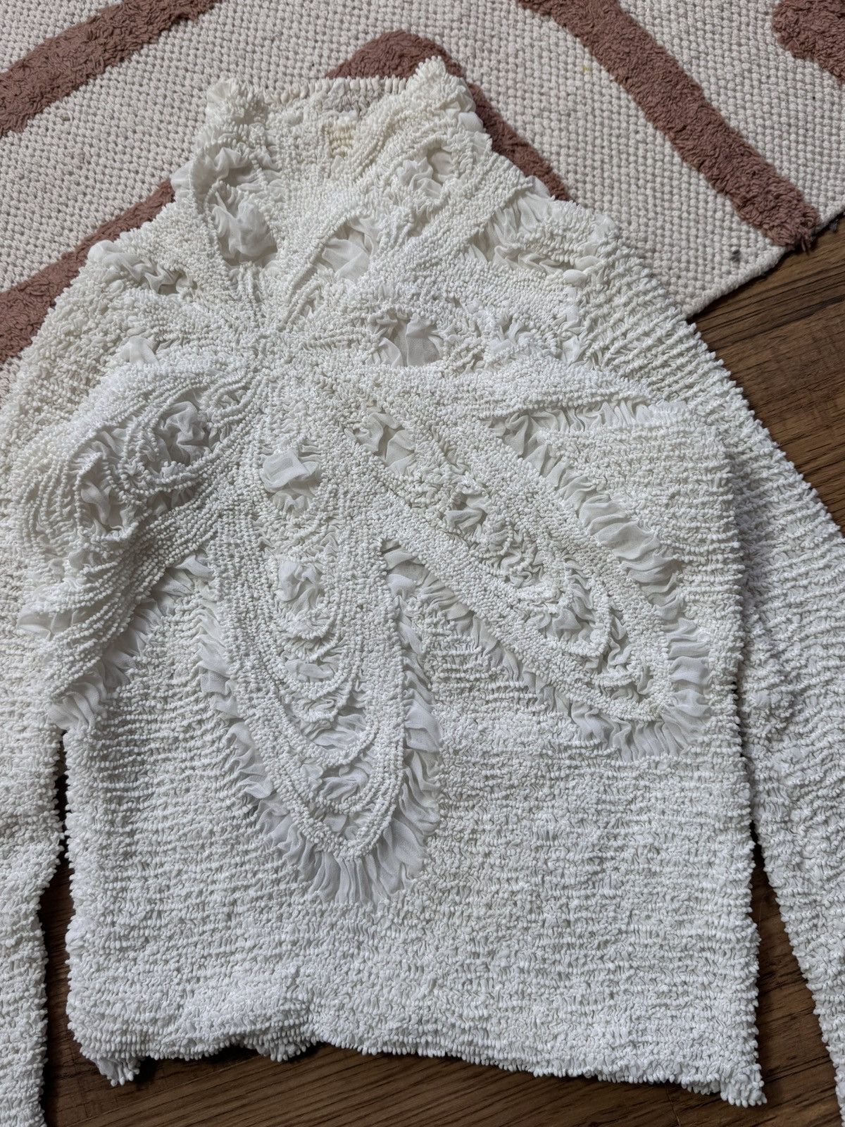 Vintage VINTAGE MESH HARVESTED STYLE DOUBLET LONG SLEEVE Size ONE SIZE - 5 Thumbnail