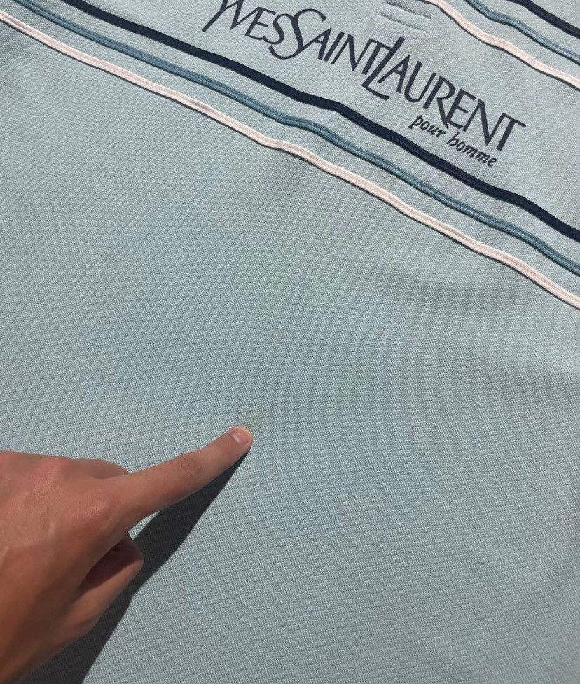 Yves Saint Laurent Yves saint laurent ysl big logo polo t-shirt size L Size US L / EU 52-54 / 3 - 4 Thumbnail