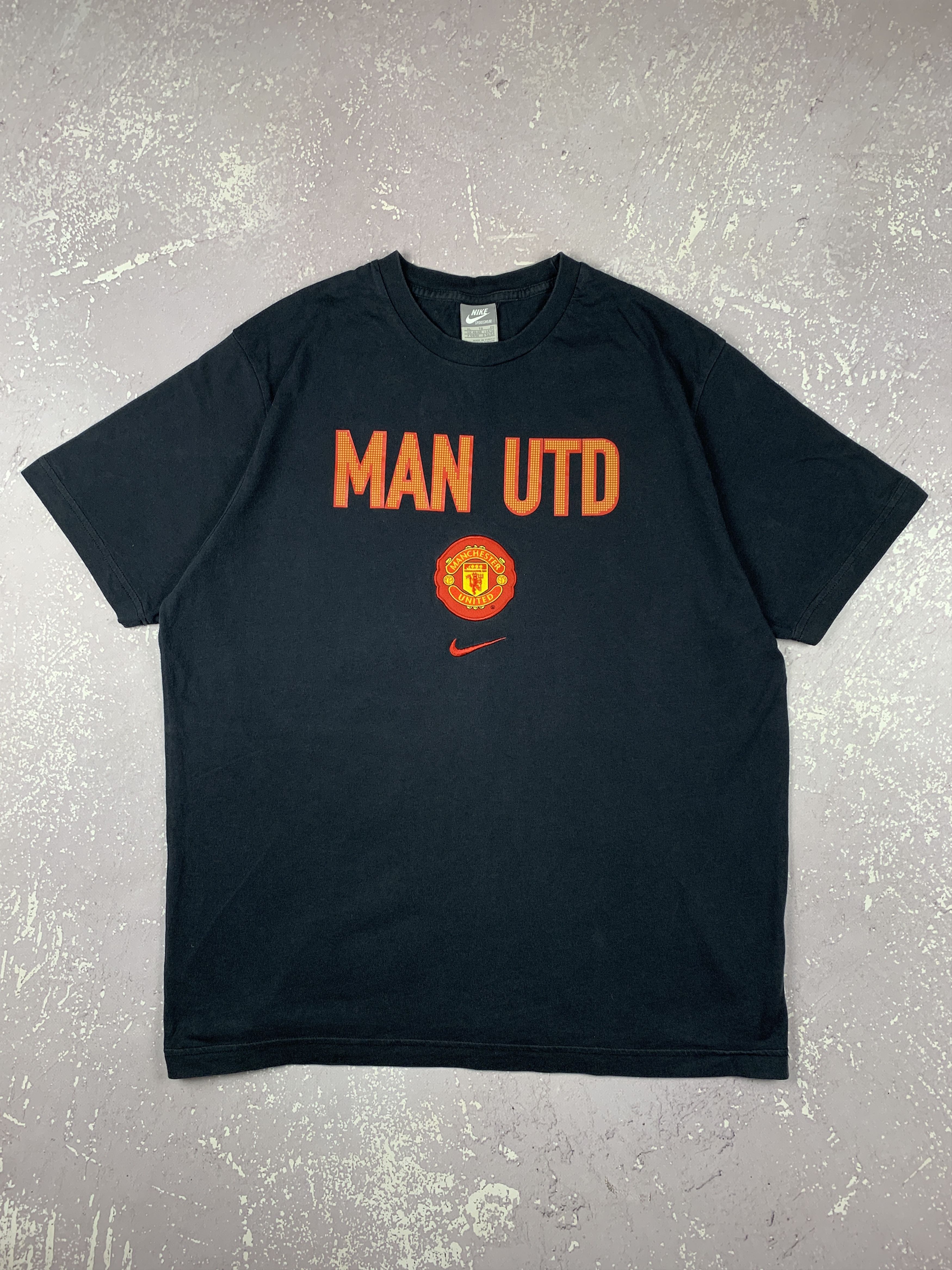 Nike Y2K Vintage Nike Manchester United Soccer Cotton T Shirt Size US XL / EU 56 / 4 - 1 Thumbnail
