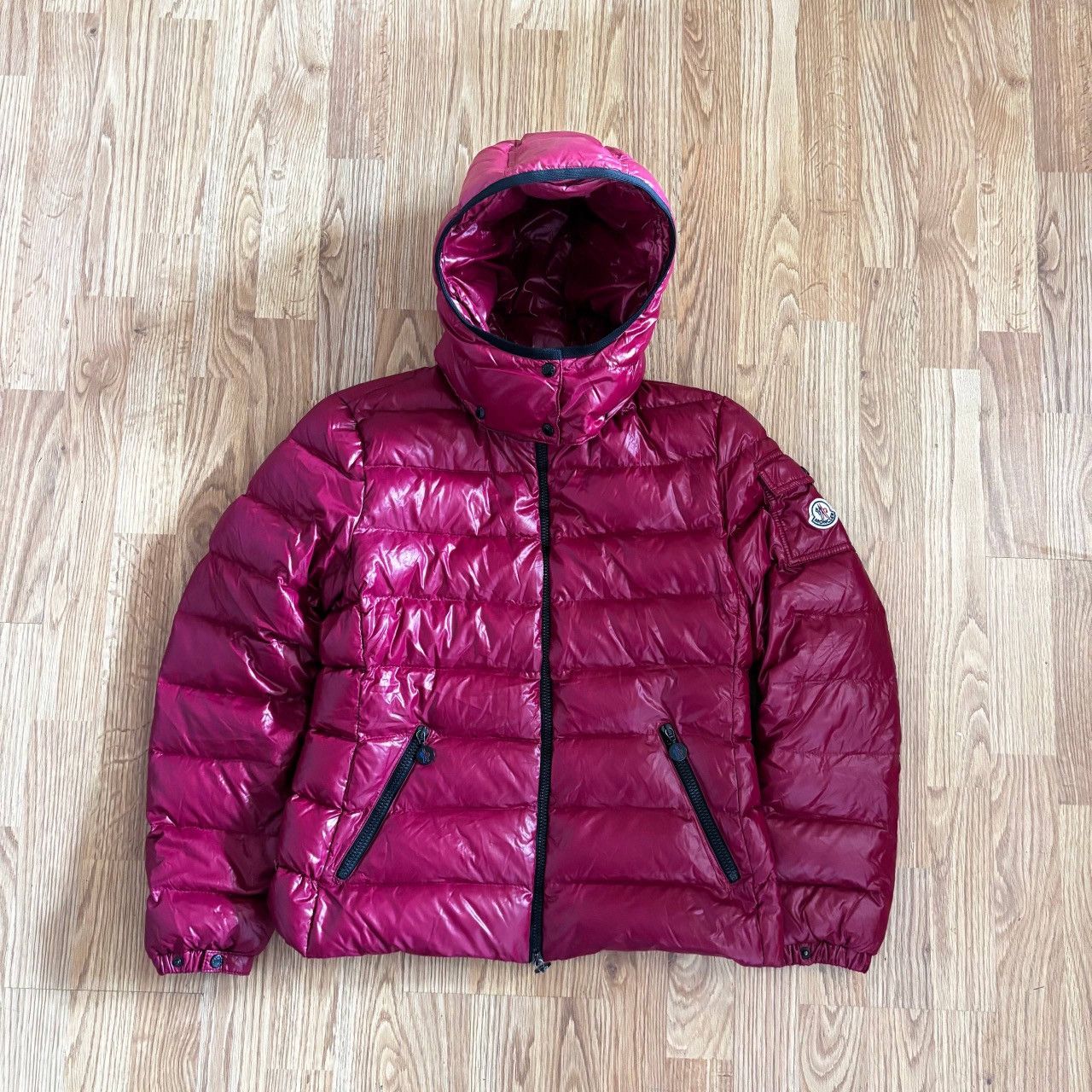 Moncler Moncler Down Jacket Puffer Pink/Red Women size 2 Size S / US 4 / IT 40 - 1 Thumbnail