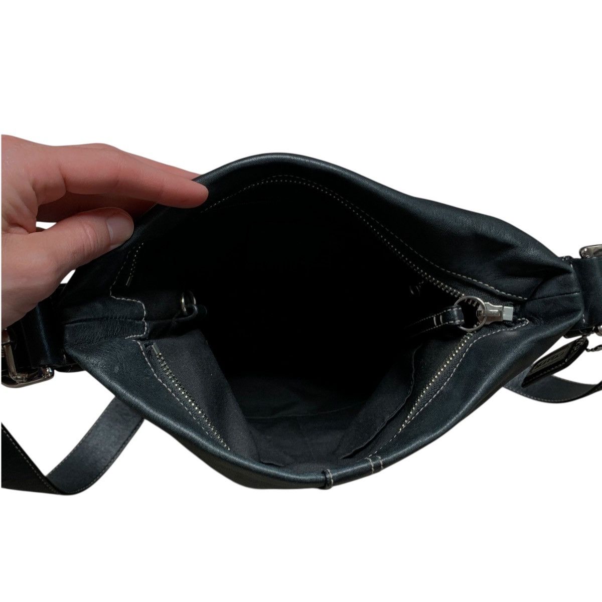 Coach Coach F10938 Soho Slim Y2K Black Leather Crossbody Bag Size ONE SIZE - 10 Thumbnail