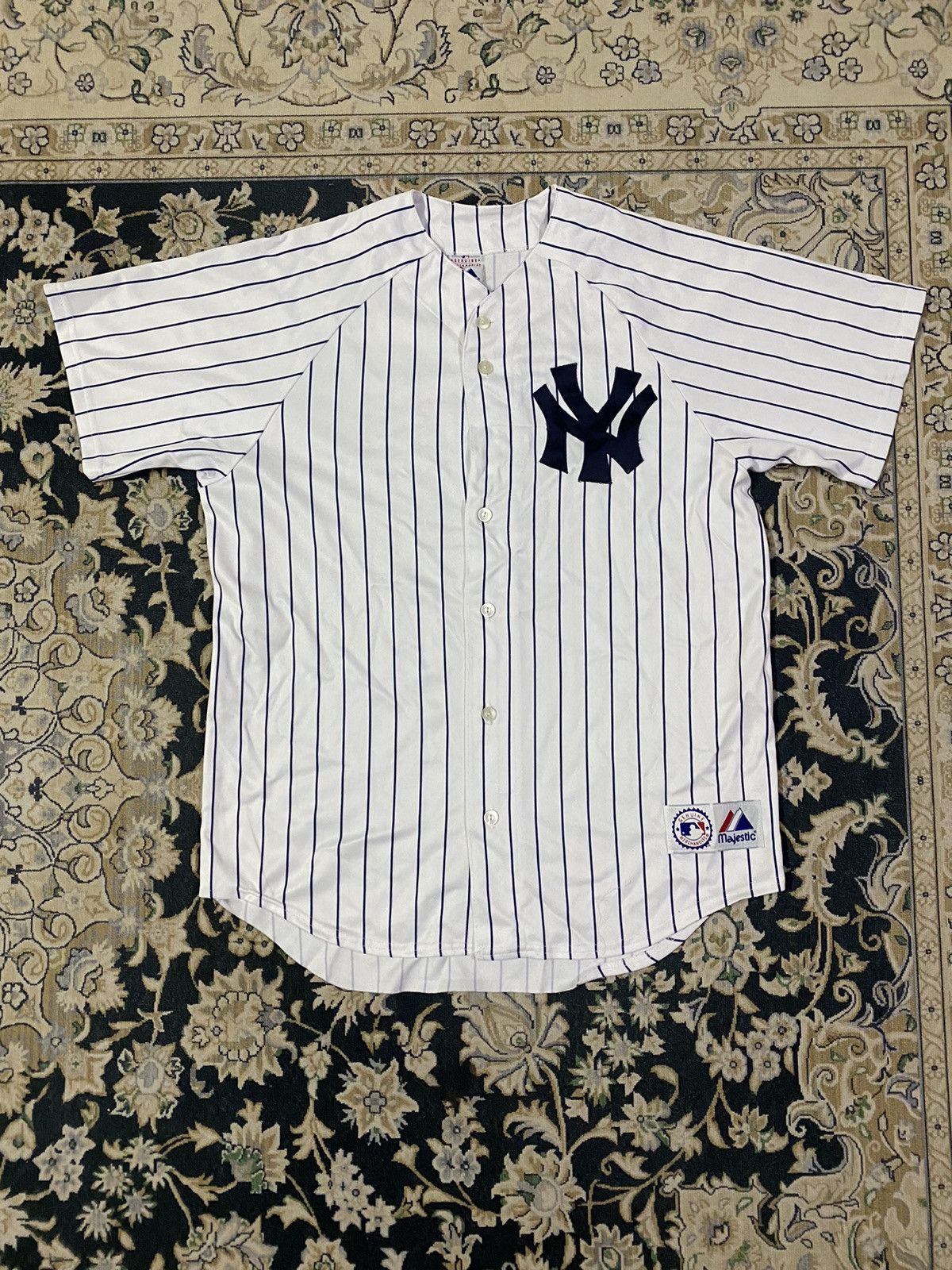 Majestic Vintage Majestic New York Yankees Pullover Jersey Size US L / EU 52-54 / 3 - 1 Thumbnail
