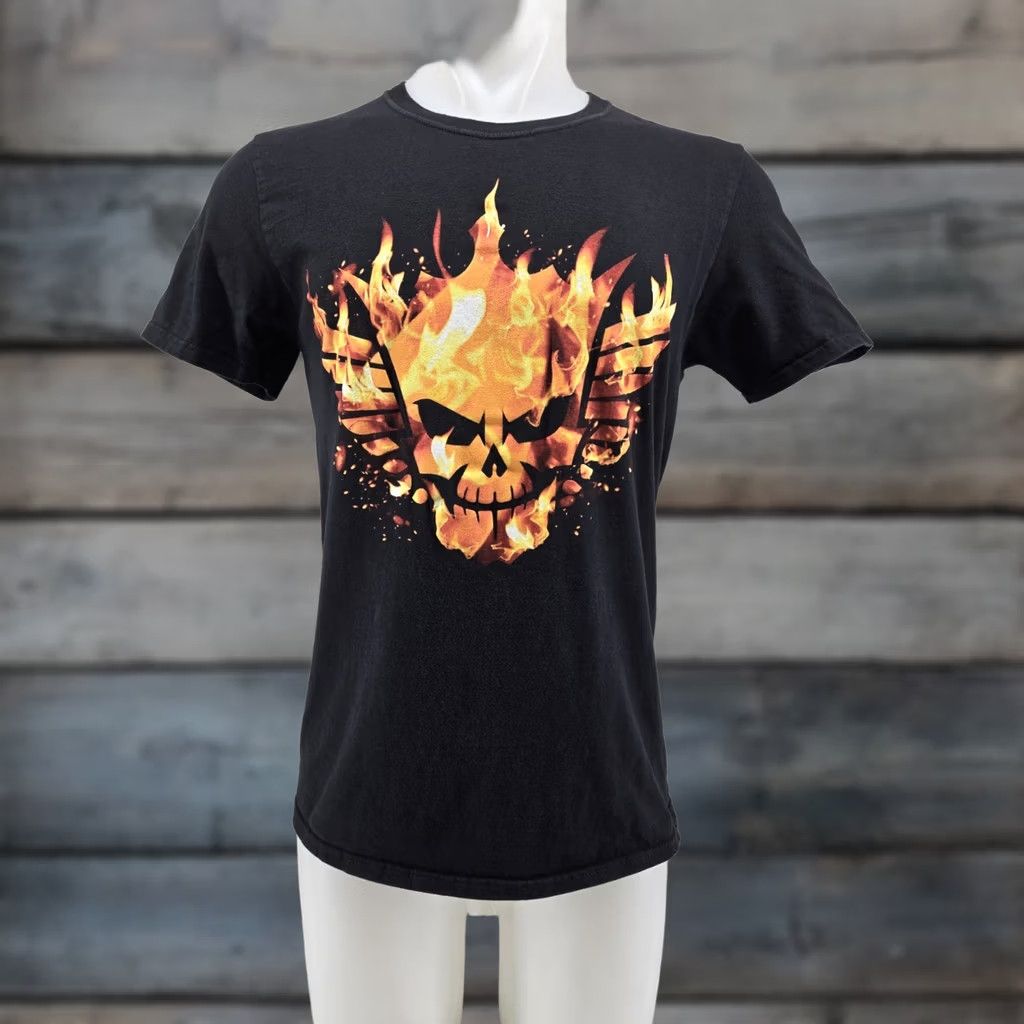 RHODE WWE Cody Rhodes “Claim Your Kingdom Nightmare” Wrestling Men's T-Shirt MEDIUM Black Cotton Short Sleeve Crew Neck 2020s Gildan 5000 Used Mens Size US M / EU 48-50 / 2 - 1 Thumbnail