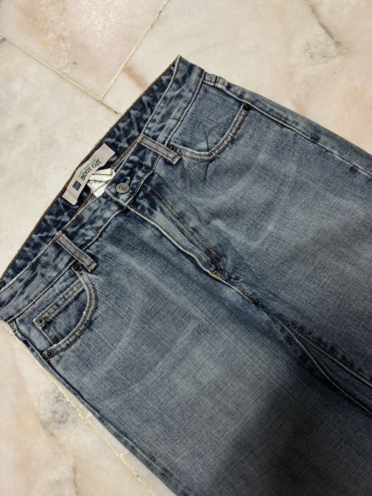 Gap 💥FLARE💥VINTAGE 90s STYLE GAP BOOTCUT FADED STYLE INSANE JEAN Size US 29 - 3 Thumbnail