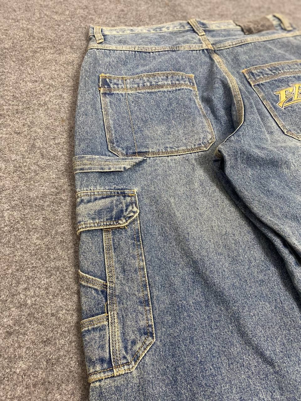 Japanese Brand freaky soul manager baggy denim nice design Size US 36 / EU 52 - 5 Thumbnail