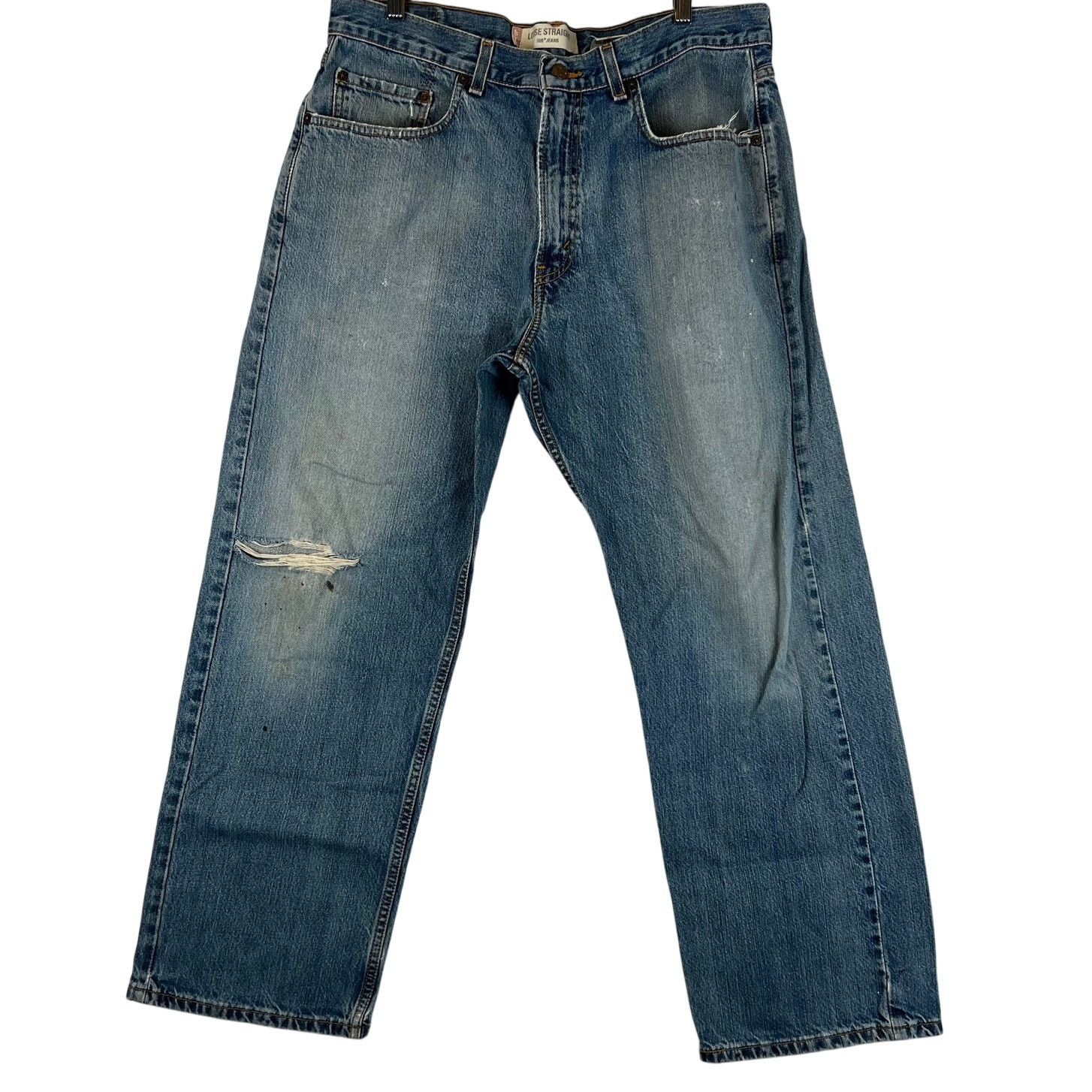 Levi's VTG Levis 569 Jeans Men 33x30 Loose Wide Skater Baggy Y2k Size US 33 - 1 Thumbnail