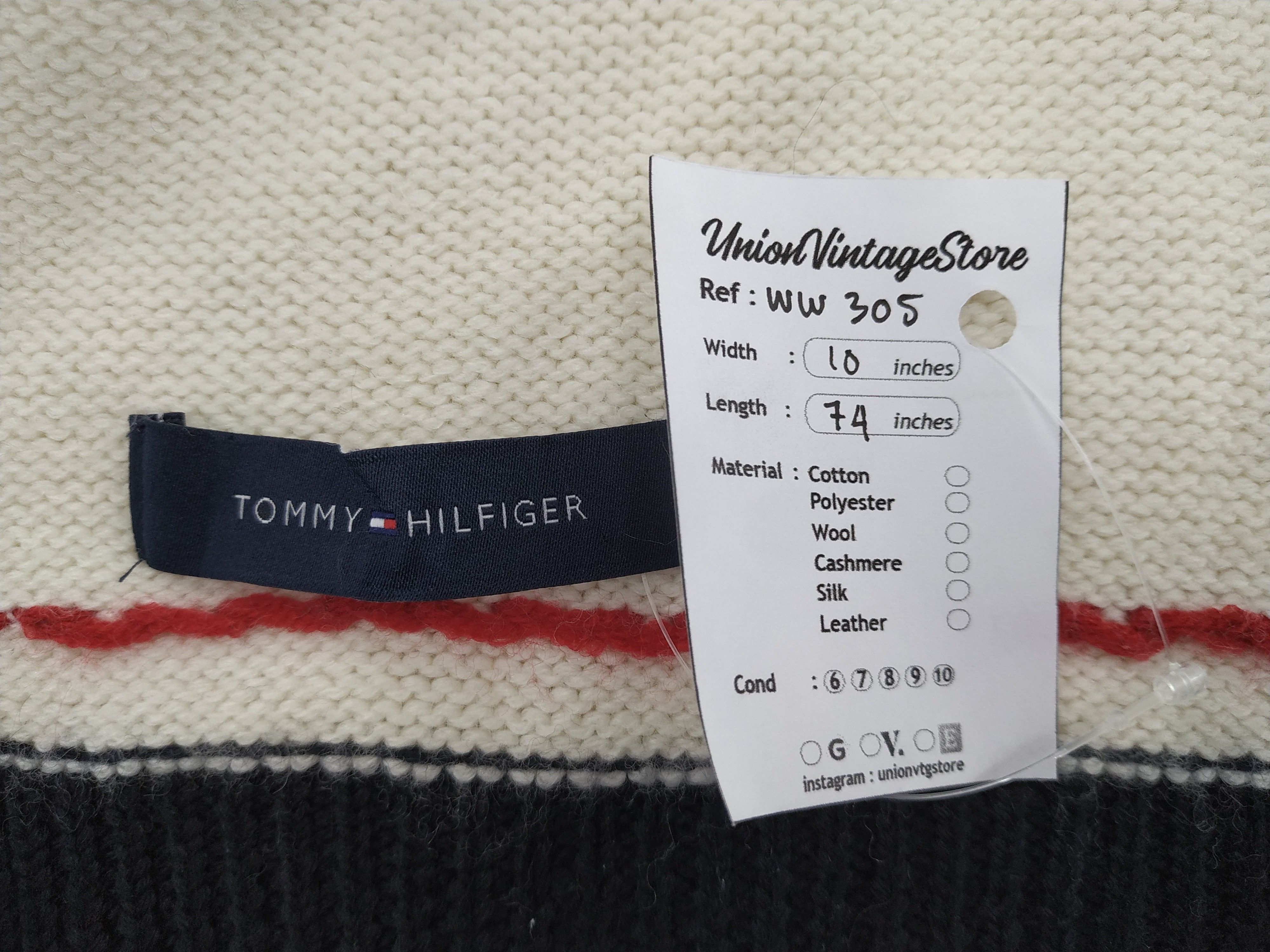 Tommy Hilfiger × Vintage Tommy Hilfiger Scarf / Muffler / Neckwear - WW305 Size ONE SIZE - 5 Thumbnail