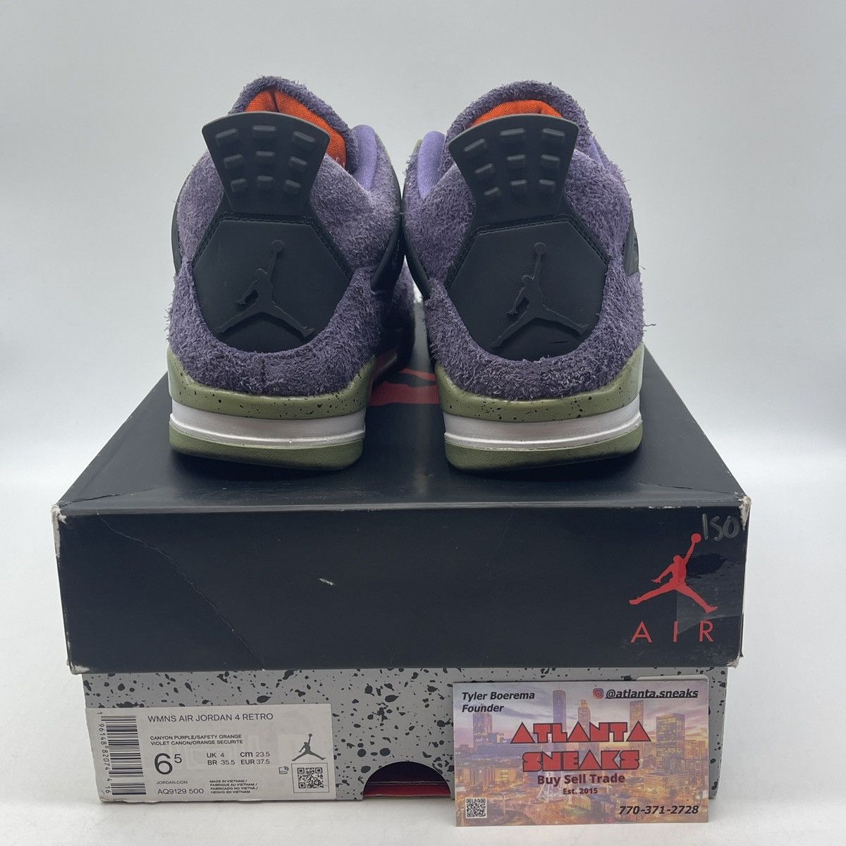 Jordan Brand Air Jordan 4 canyon purple Size US 6.5 / IT 36.5 - 3 Thumbnail