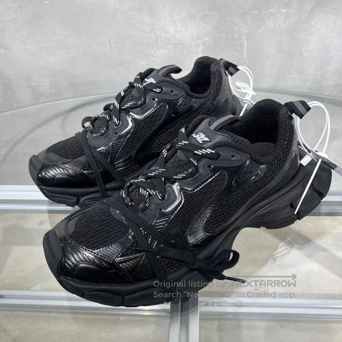 Balenciaga Black High. Size US 12 / EU 45 - 2 Thumbnail